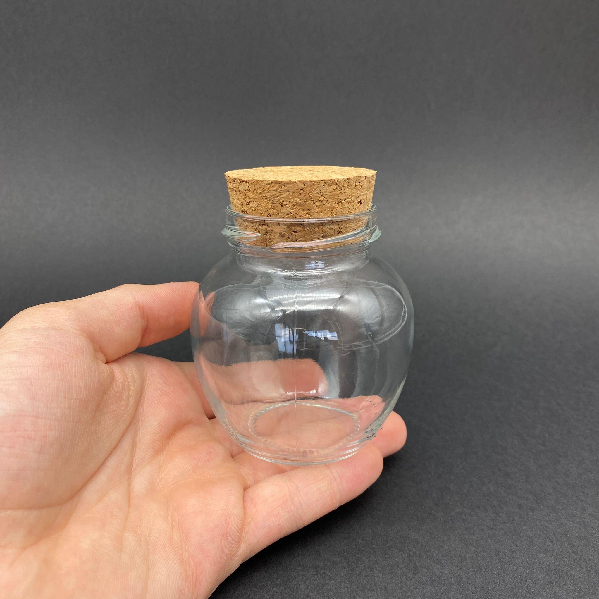 210 CC YUMURTA KAVANOZ - MANTAR TIPALI - 210 ML OVAL TİP CAM KAVANOZ