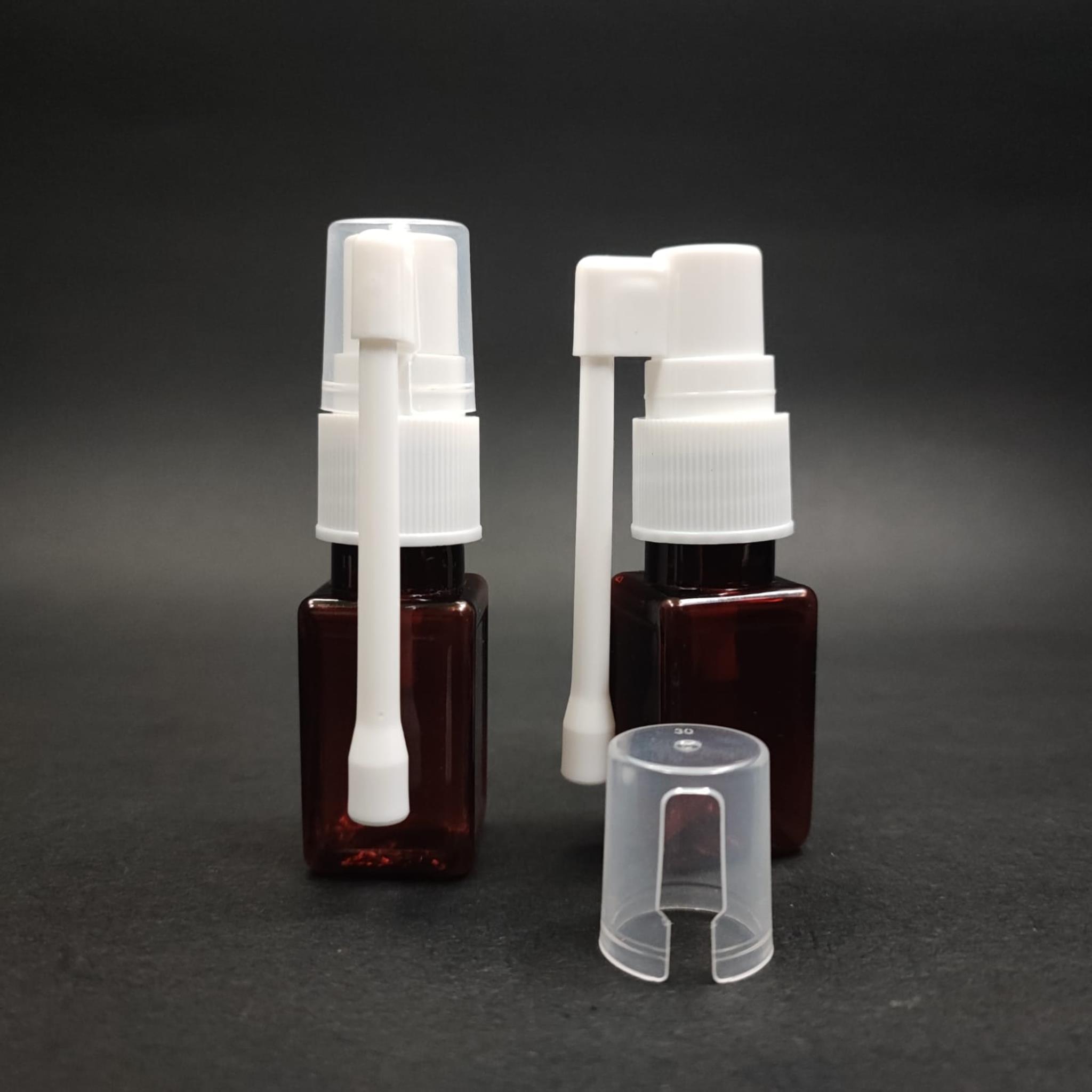 10 CC AMBER KARE PET ŞİŞE - ORAL BOĞAZ SPREYLİ 10 ML PLASTİK ŞİŞE