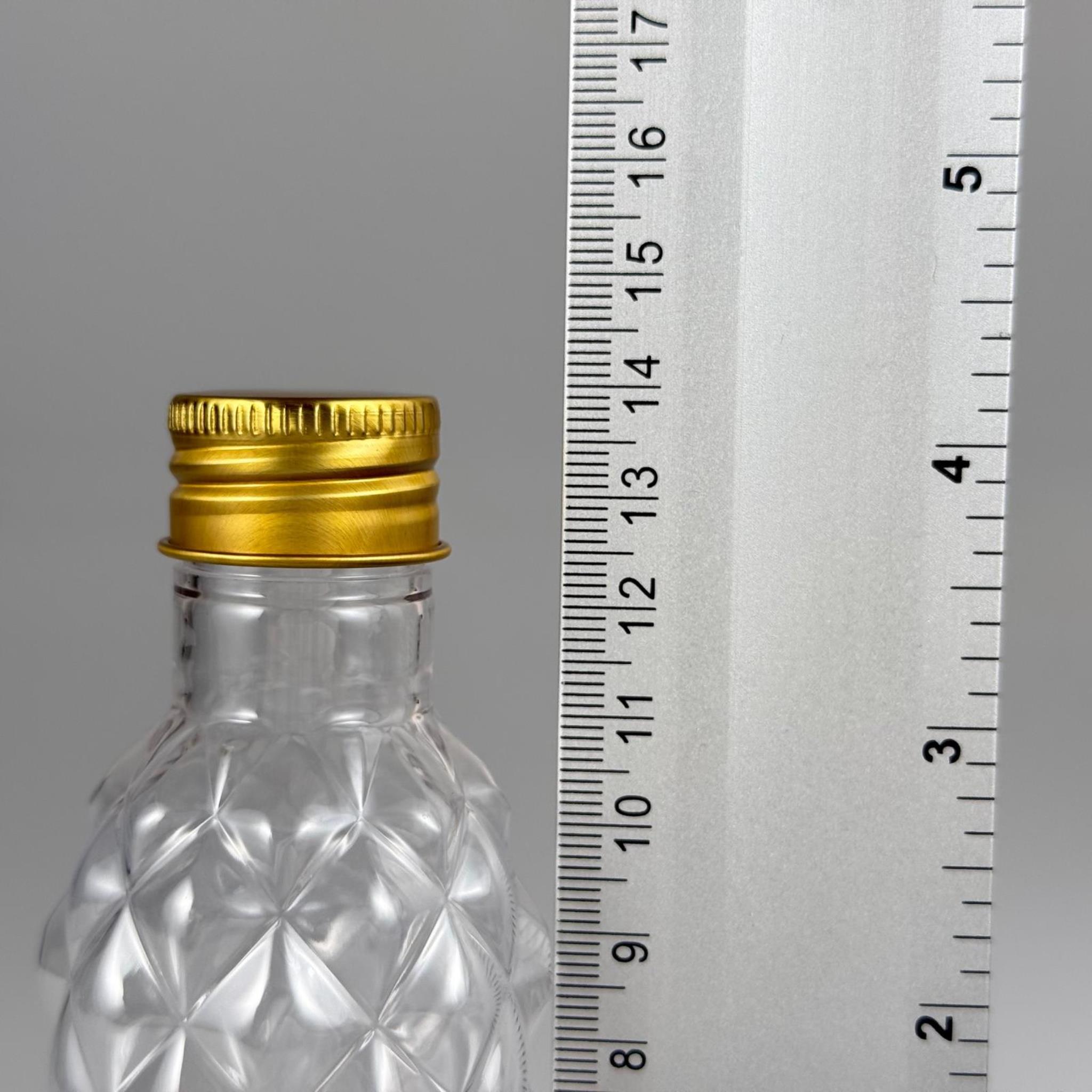 100 CC CAMPET BALIKSIRTI PET KOLONYA ŞİŞESİ (24 AĞIZ) + KÖPÜK CONTALI GOLD METAL ALÜMİNYUM KAPAK + KOLONYA TIPALI TAKIM - 100 ML KAPAKLI CAMPET PALSTİK ŞİŞELER