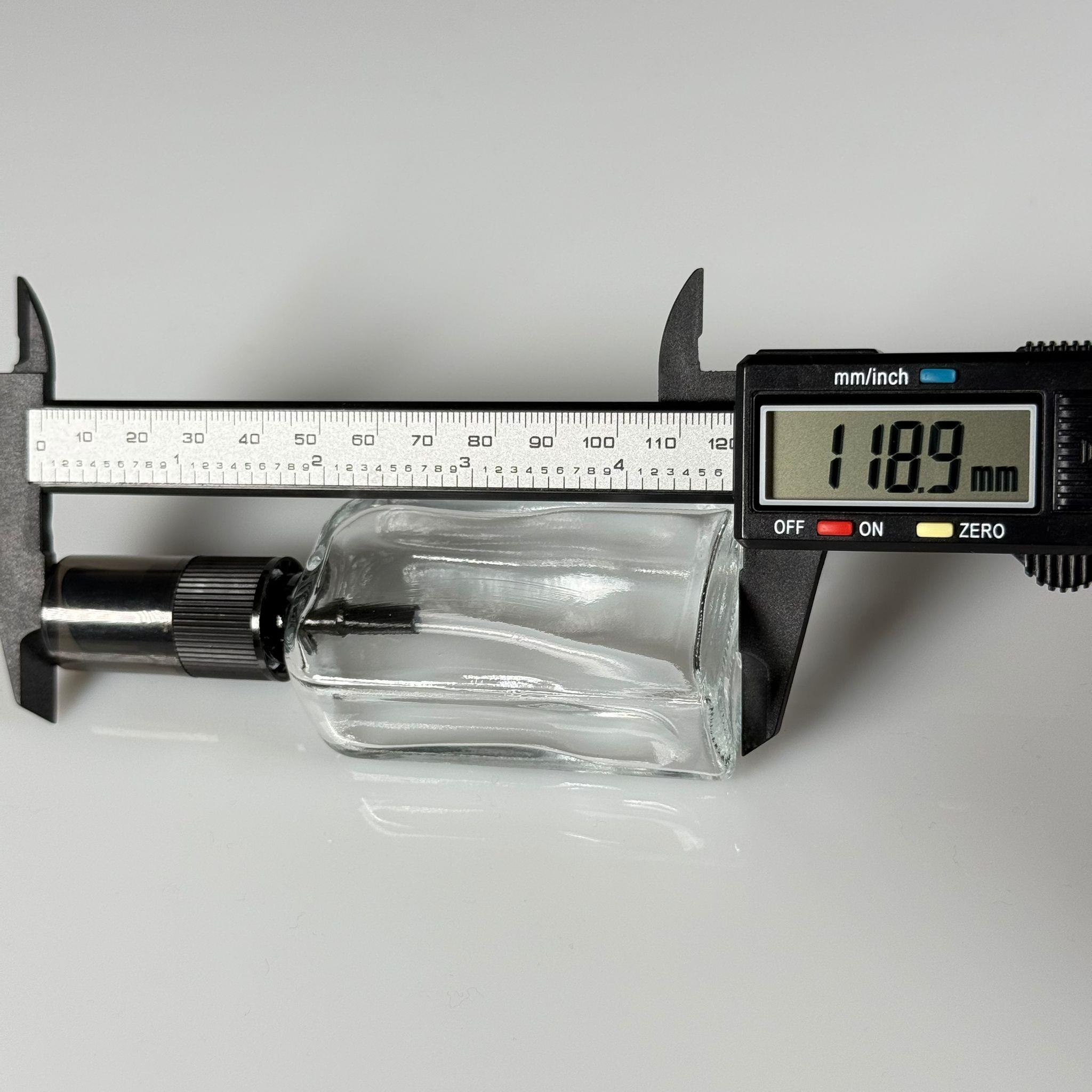 40 CC KÖŞELİ DİKDÖRTGEN CAM ŞİŞE - SİYAH LOSYON POMPALI - 40 ML PRESTİJLİ ŞİŞE