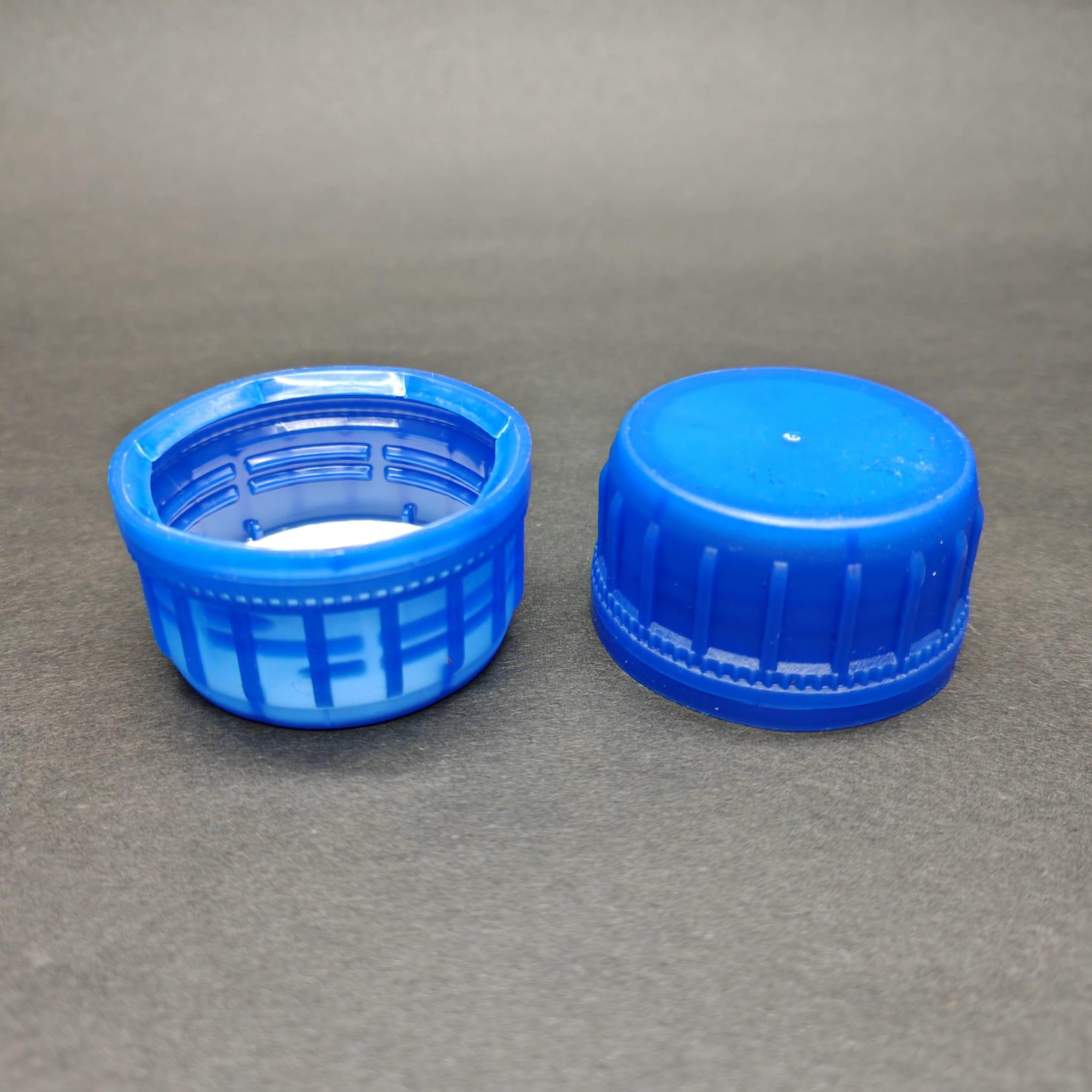 38 MM KÖPÜK CONTALI KİLİTLİ MAVİ PLASTİK KAPAK - BERİCAP SK 38/23 SFB PE(MDS) BİDON KAPAĞI