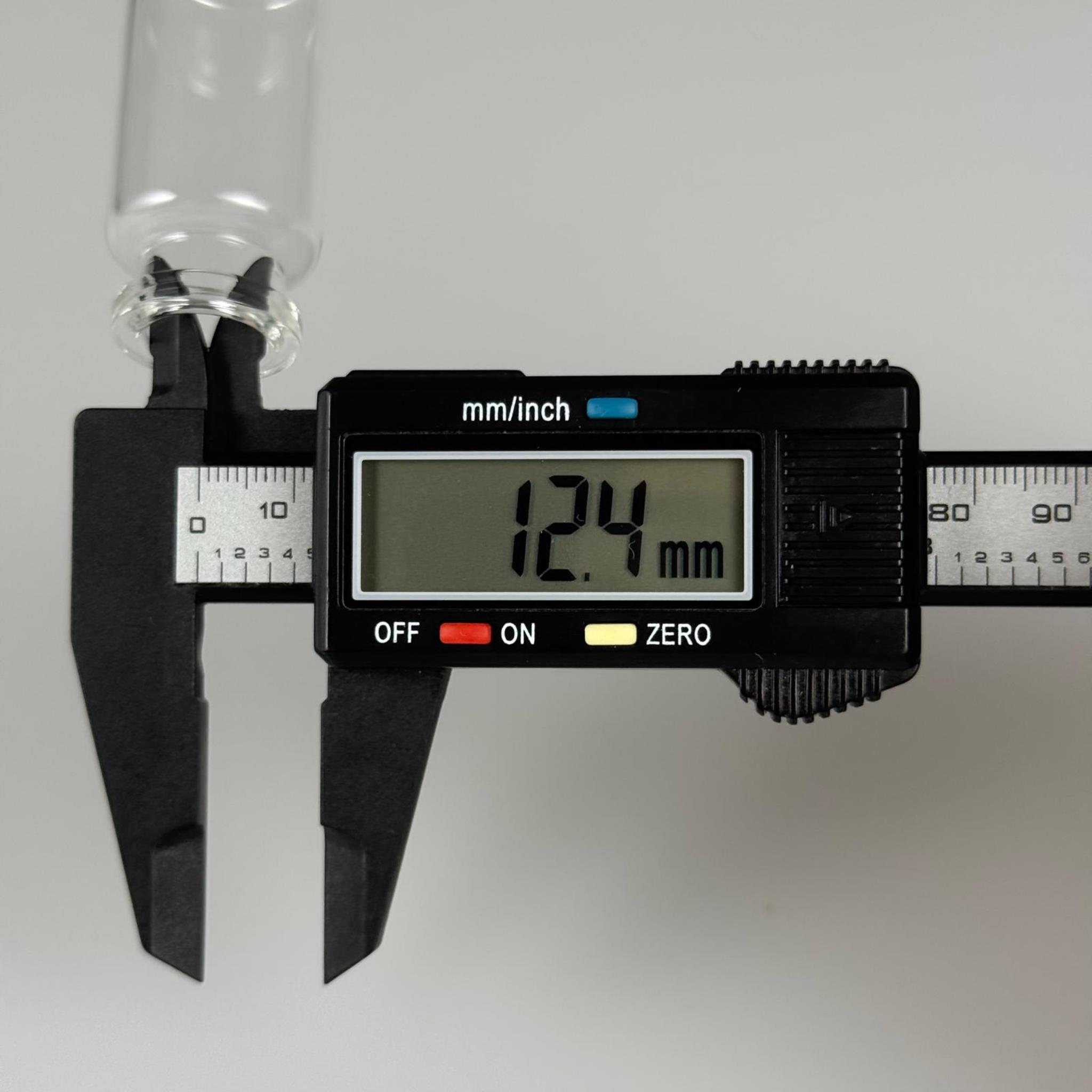 BOROSİLİKAT CAM ŞİŞE - 12 CC - 23x50 MM - ÇEKME CAM BORU FLAKON İNCE PENİSİLİN ŞİŞESİ - AĞIZ ÇAPI 20 MM - FLAKON ŞİŞELERİ VİAL ŞİŞE