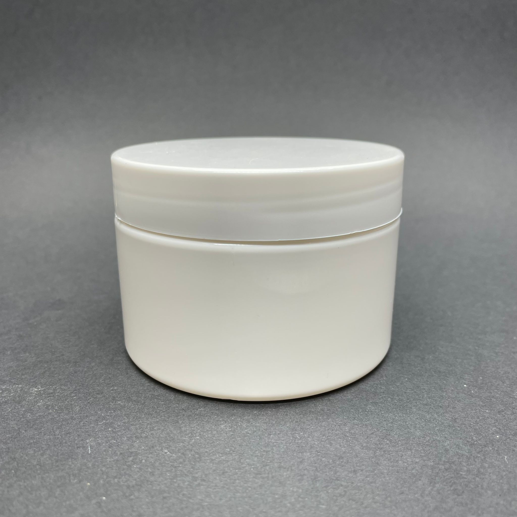 250 CC SERT PLASTİK BEYAZ KREM KAVANOZU - BEYAZ KAPAKLI - 250 ML PLASTİK KAVANOZ - PLASTİK BEYAZ KREM KAVANOZU