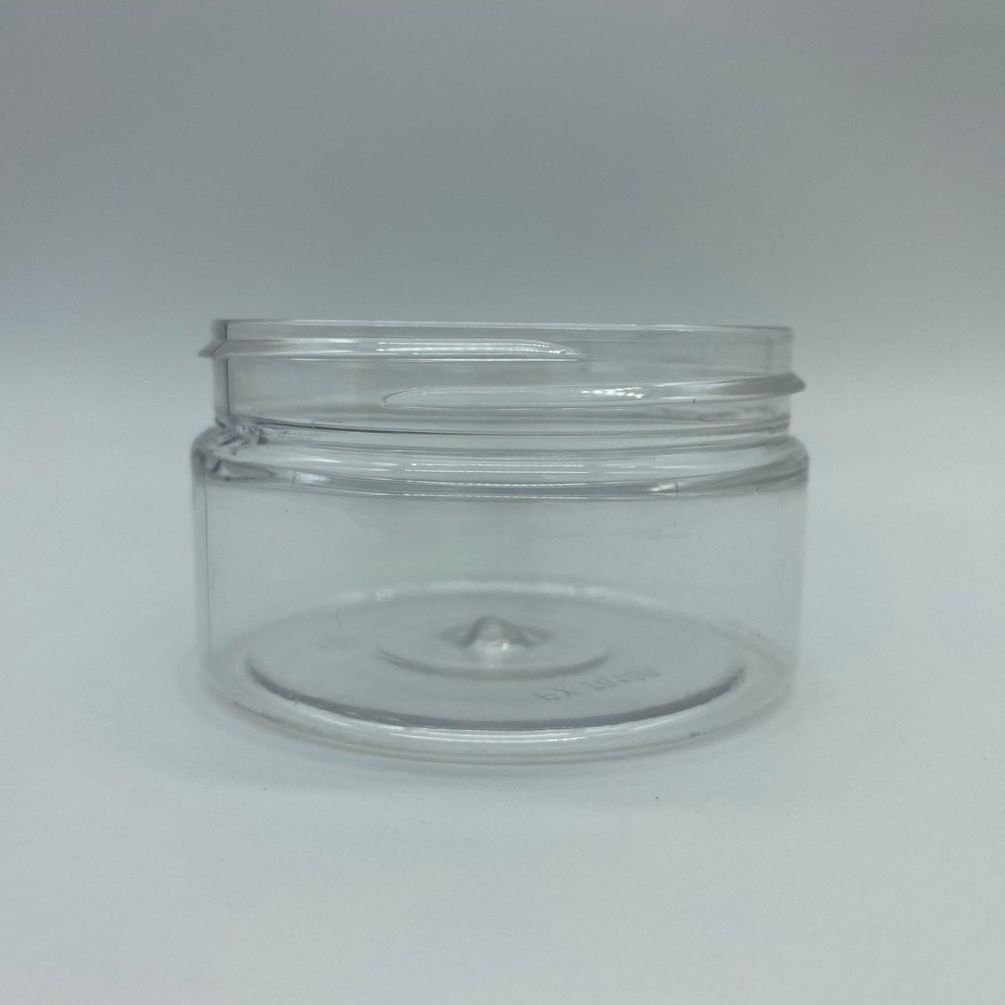 100 CC SERT PLASTİK ŞEFFAF KREM KAVANOZU KAPAKSIZ (70 AĞIZ) 100 ML PLASTİK KAVANOZ