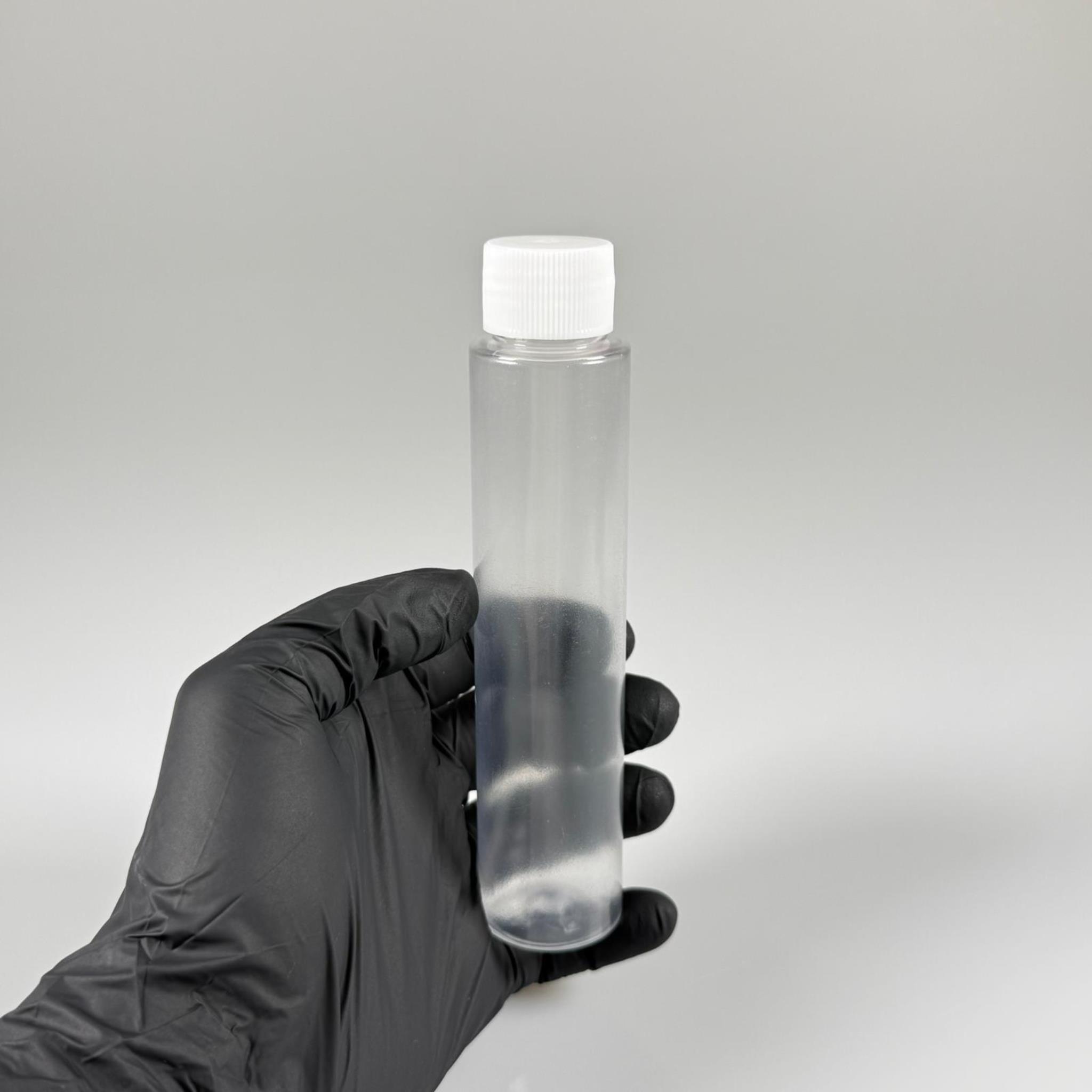 100 CC UZUN SİLİNDİR BUĞULU PET ŞİŞE (24 GR)  - BEYAZ KAPAKLI KOLONYA TIPALI - 100 ML BİBERİYE SUYU, LAVANTA YAĞI, SAÇ SERUM, TONİK VB İÇİN PLASTİK KOZMETİK AMBALAJLARI