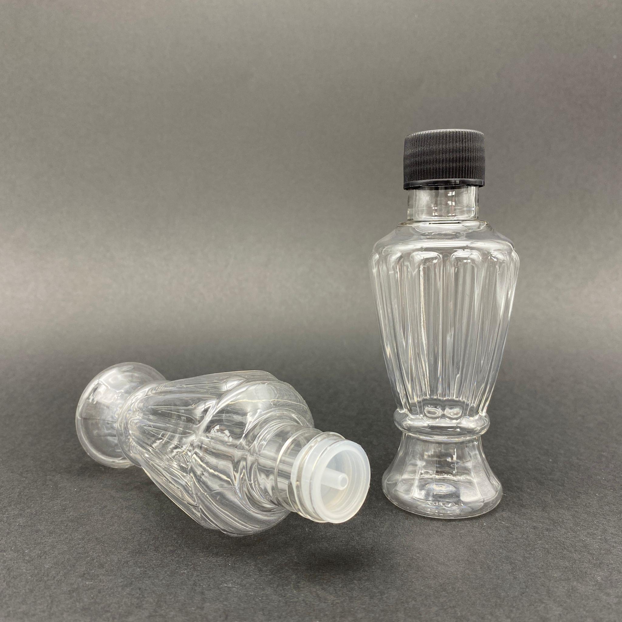 100 CC CAMPET VAZO HÜRREM ŞİŞE - SİYAH KAPAKLI - KOLONYA TIPALI - 100 ML VAZO KOLONYA ŞİŞESİ
