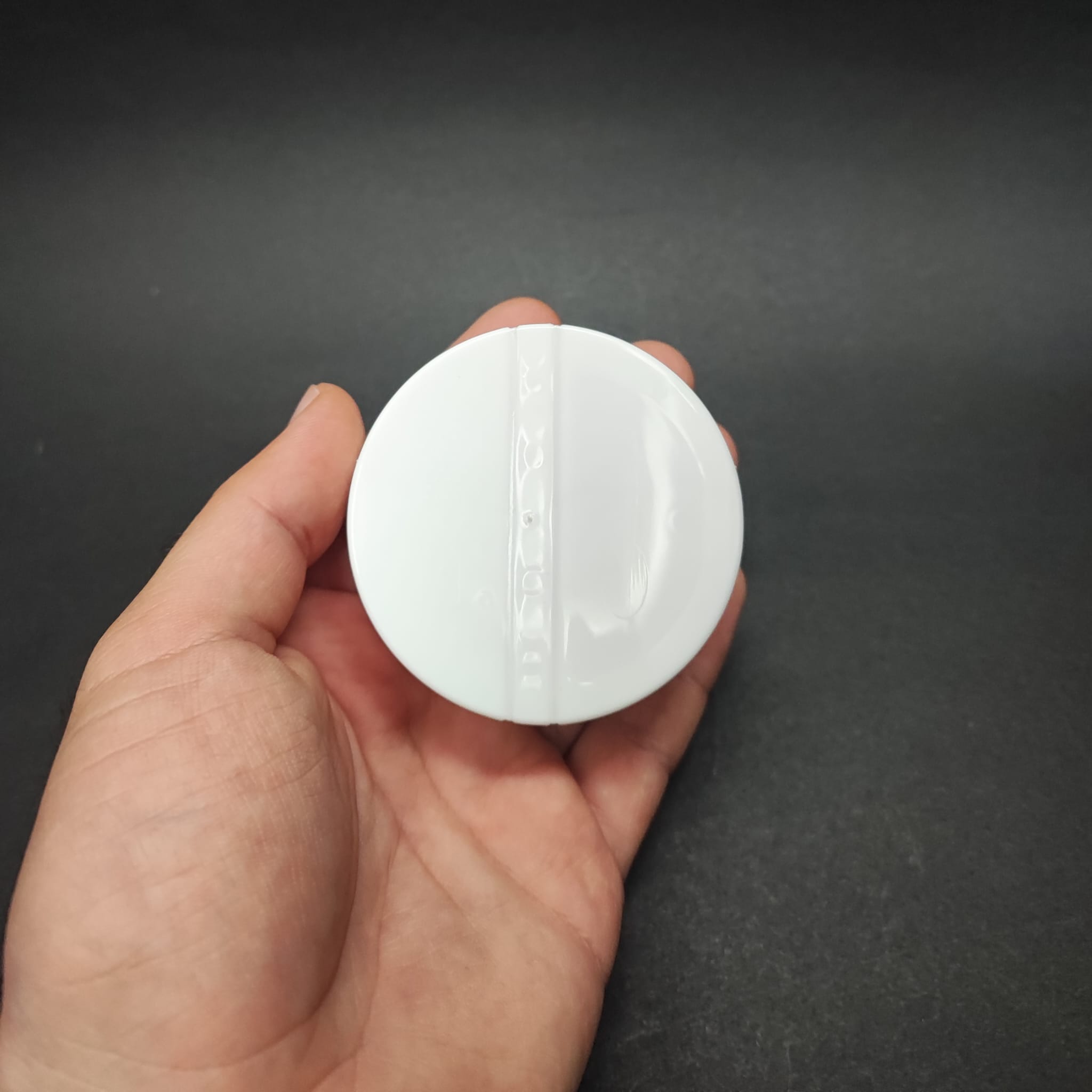 63 MM FLİPTOP KAPAK PLASTİK  - BEYAZ - BAHARAT KAPAK - PUDRA KAPAK