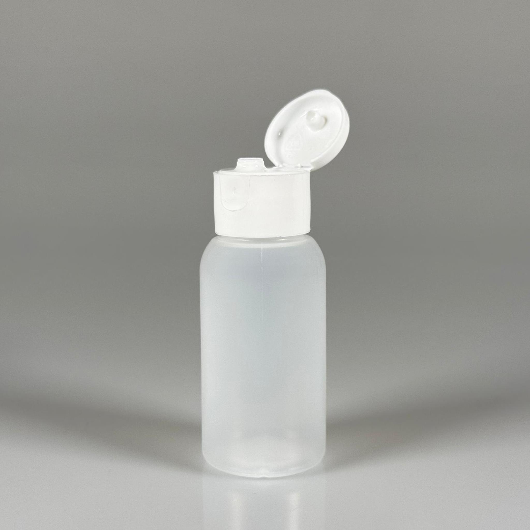 50 ML SIKILABİLİR YUMUŞAK POLİETİLEN PE PLASTİK ŞİŞE - BEYAZ FLİPTOP AKITICI ŞAMPUAN KAPAKLI - 50 cc sos, yağ, kartuş, mürekkep vb için boş şişeler
