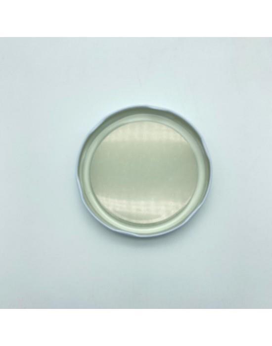 100 MM TWİST-OFF BEYAZ METAL KAPAK SİLGAN