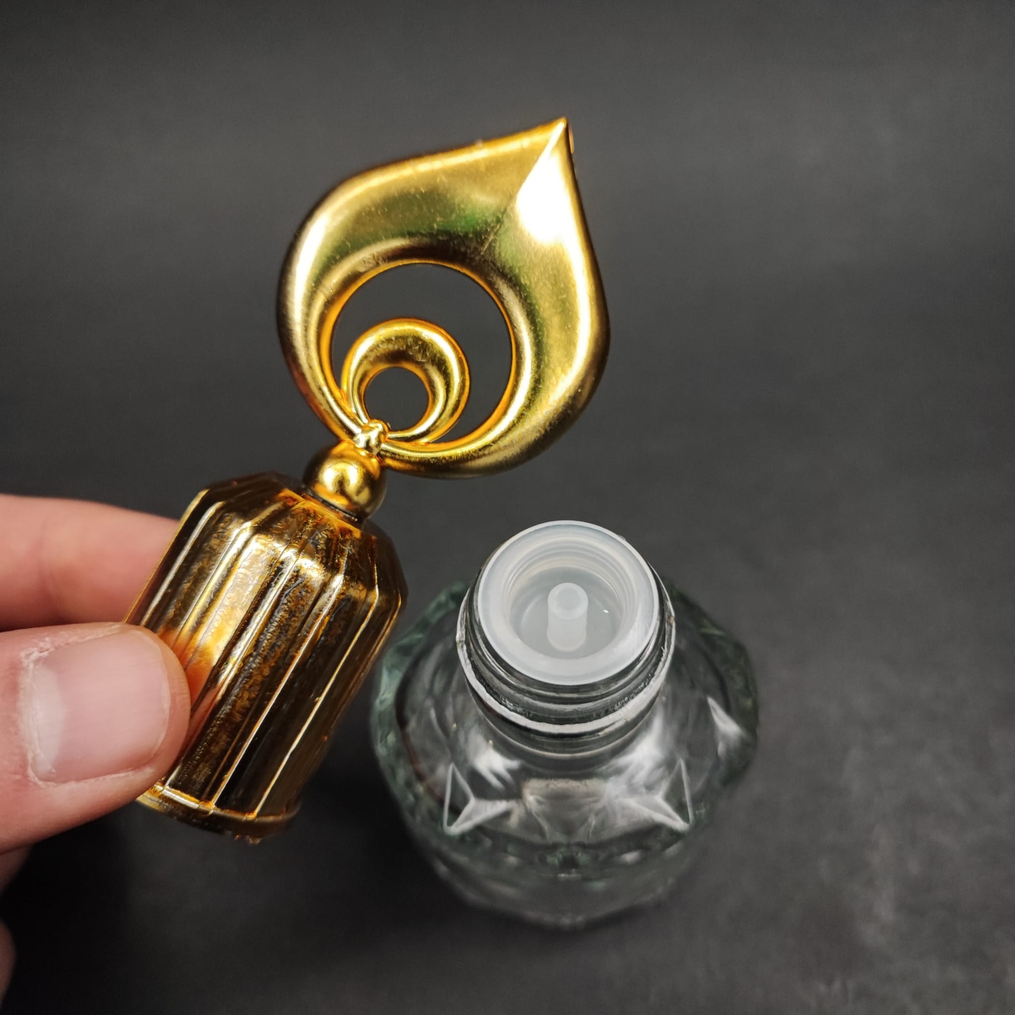 50 CC VELORA CAM ŞİŞE - GOLD HİLAL KAPAKLI + KOLONYA TIPALI - 50 ML DÜĞÜN, NİŞAN, SÖZ, KINA, CENAZE, PROMOSYON İÇİN HEDİYELİK LÜX KOLONYA ŞİŞELERİ