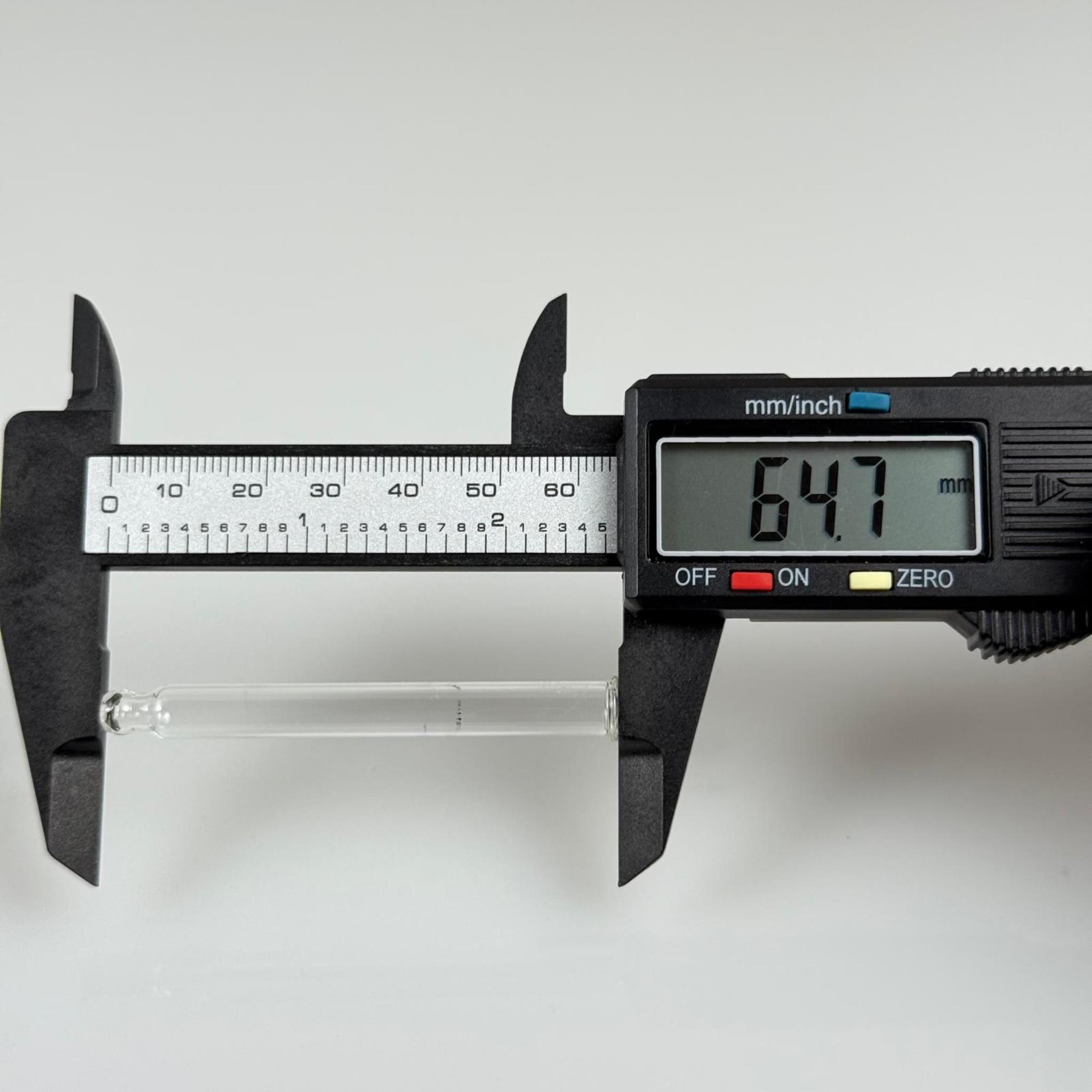 65 MM CAM ÇUBUK - DAMLALIKLI ŞİŞE İÇİN CAM PİPET (15 CC CAM ŞİŞEYE TAM UYAR)