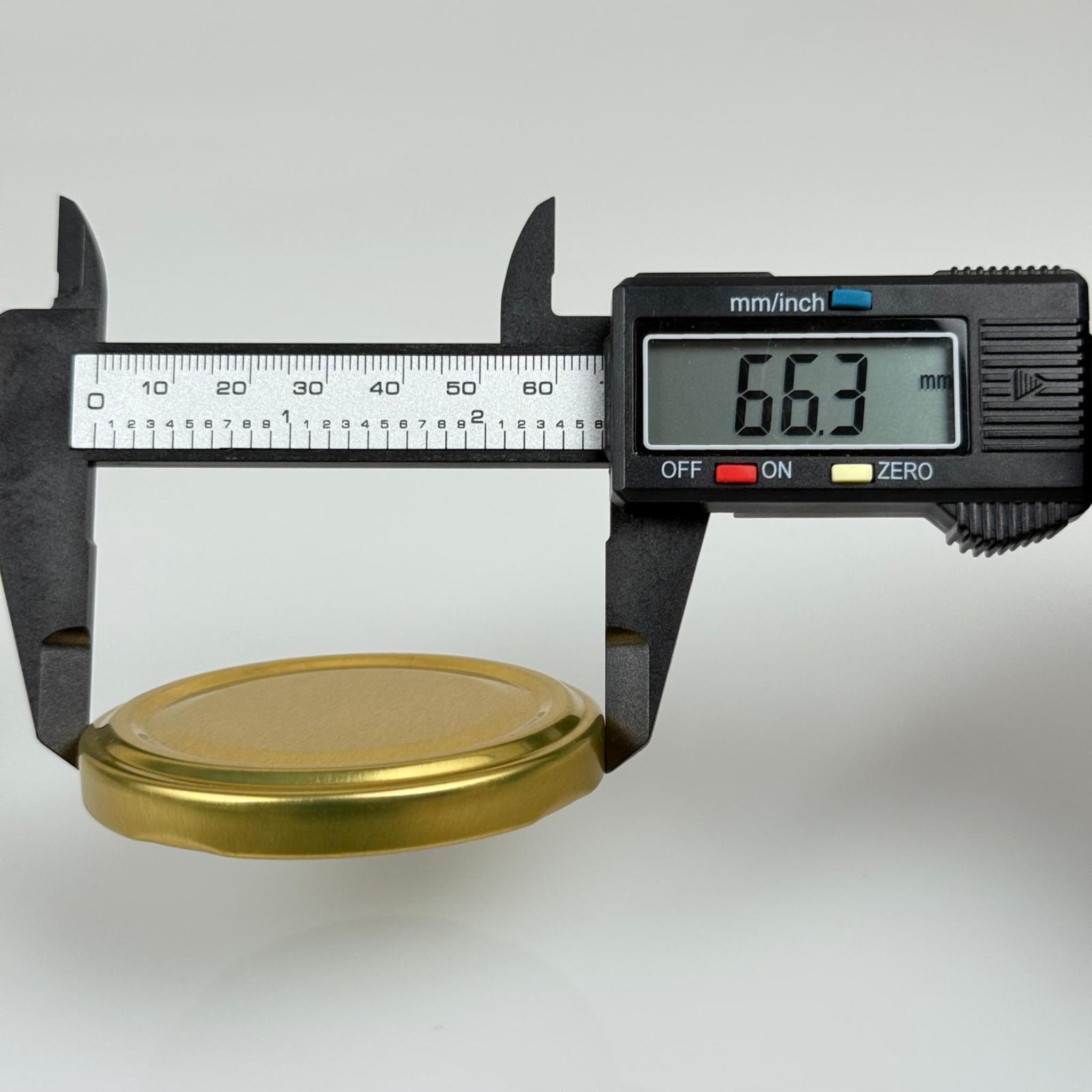 63 MM TWİST-OFF GOLD METAL KAPAK
