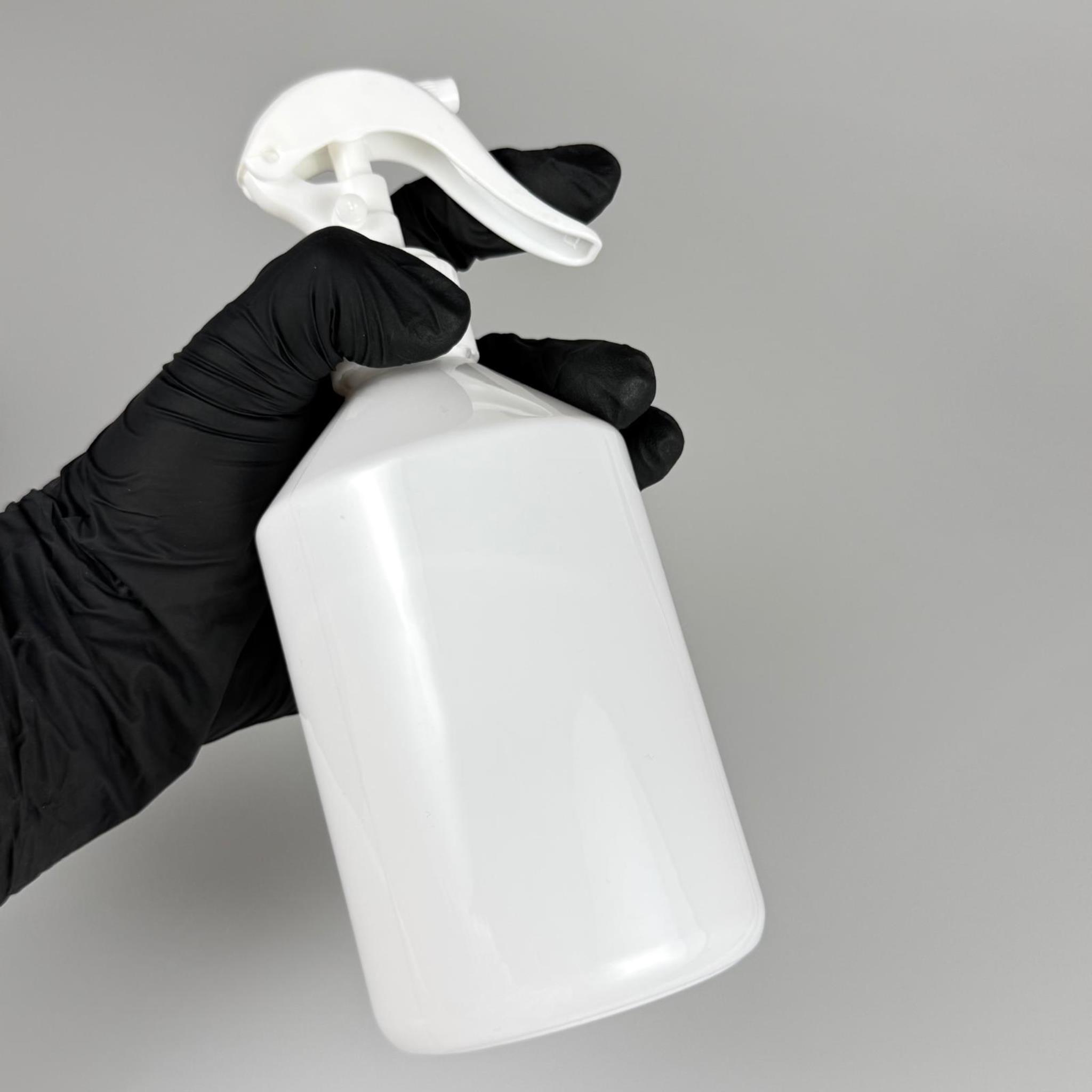 500 CC BEYAZ PET ŞİŞE - 500 ML BEYAZ PLASTİK ŞİŞE BEYAZ TRİGER SPREYLİ