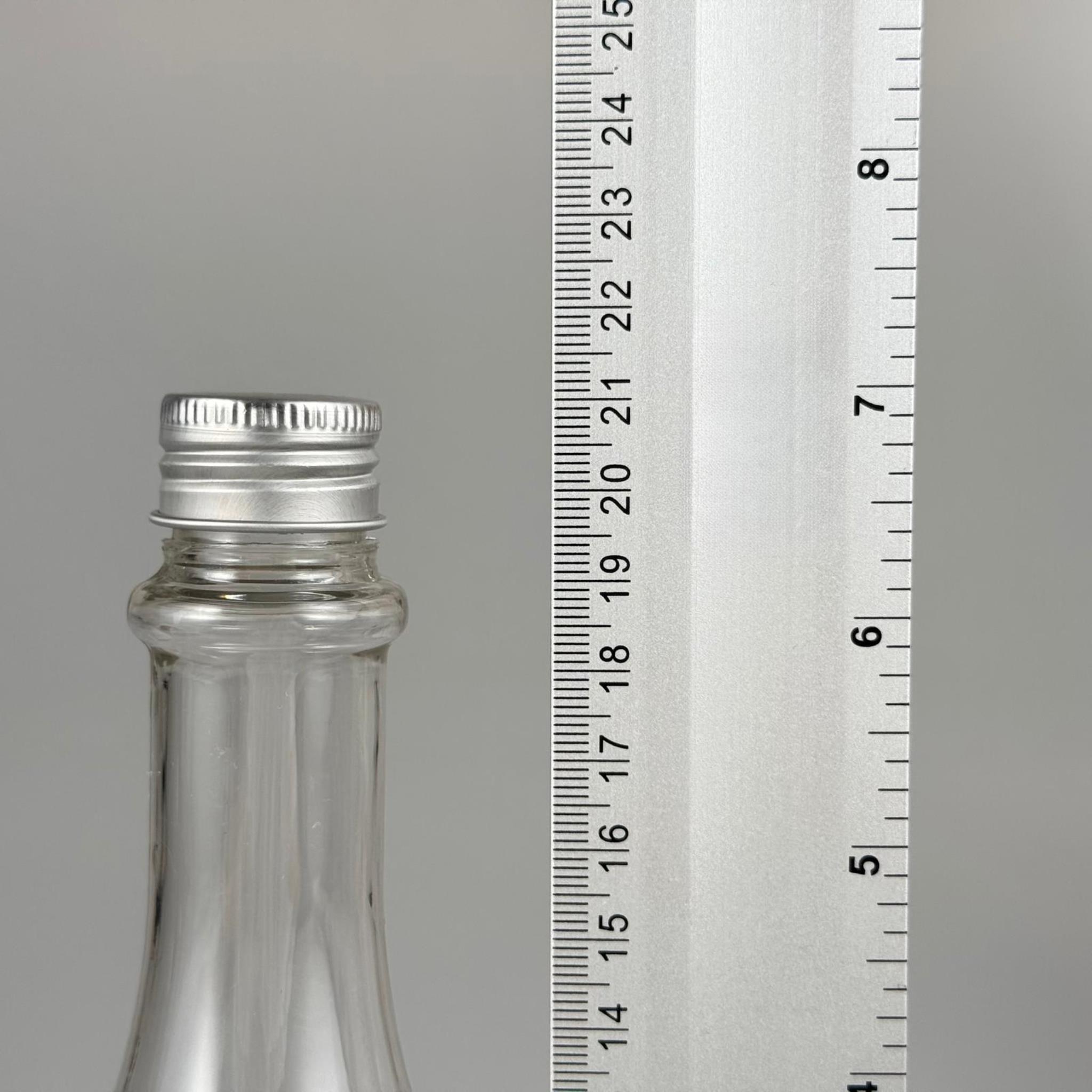400 CC ŞEFFAF ELİT MODEL PET ŞİŞE (24 AĞIZ) + KÖPÜK CONTALI GÜMÜŞ METAL ALÜMİNYUM KAPAK + KOLONYA TIPALI TAKIM - 400 ML KAPAKLI PLASTİK ŞİŞELER