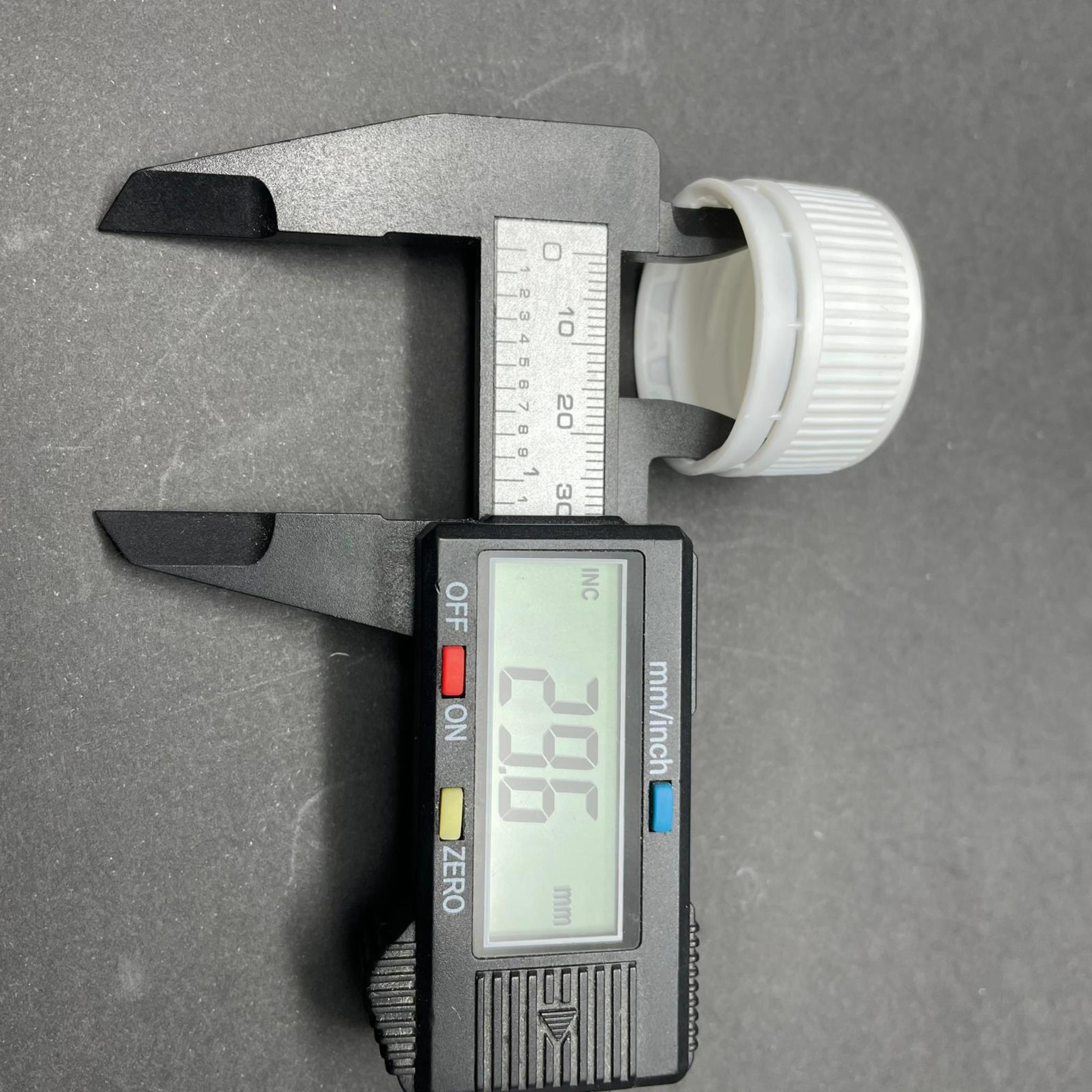 31 MM VİDALI KİLİTLİ PLASTİK KAPAK - KÖPÜK CONTALI - BEYAZ -1 LİTRE KULPLU GALON ŞİŞE, VİDALI AĞIZ DORİKA VE MARASKA ŞİŞE UYUMLU - BERİCAP MARKA YAĞ ŞİŞE KAPAĞI - SK 31.5/21 PVDC  31.5 bantlı contalı