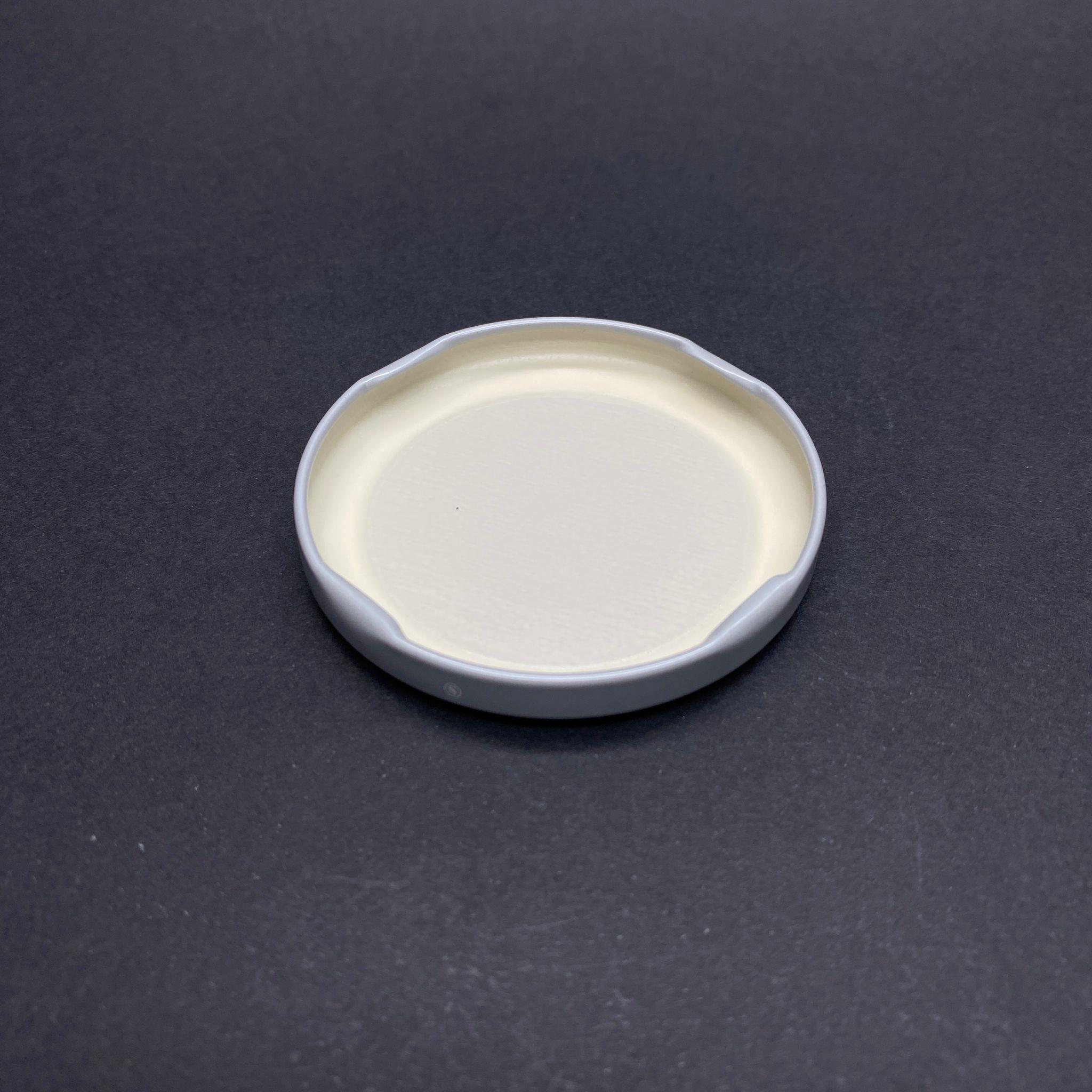 63 MM TWİST-OFF GRİ METAL KAPAK - EMNİYET DÜĞMELİ METAL BUTONLU KAPAK