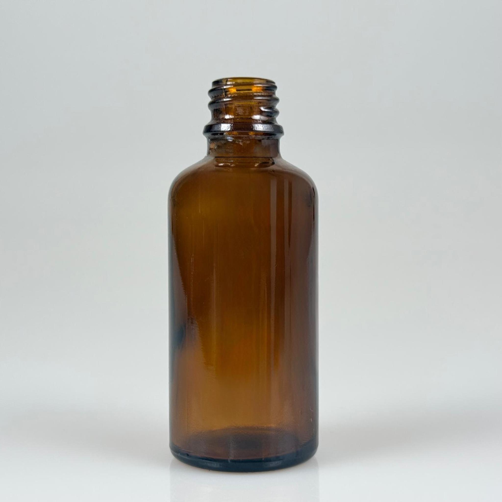 50 CC AMBER CAM ŞİŞE KAPAKSIZ (18 AĞIZ) - 50 ML CAM ŞİŞE - KAHVERENGİ - ŞİŞECAM ÜRÜN KODU: 710205 İLE EŞDEĞERDİR