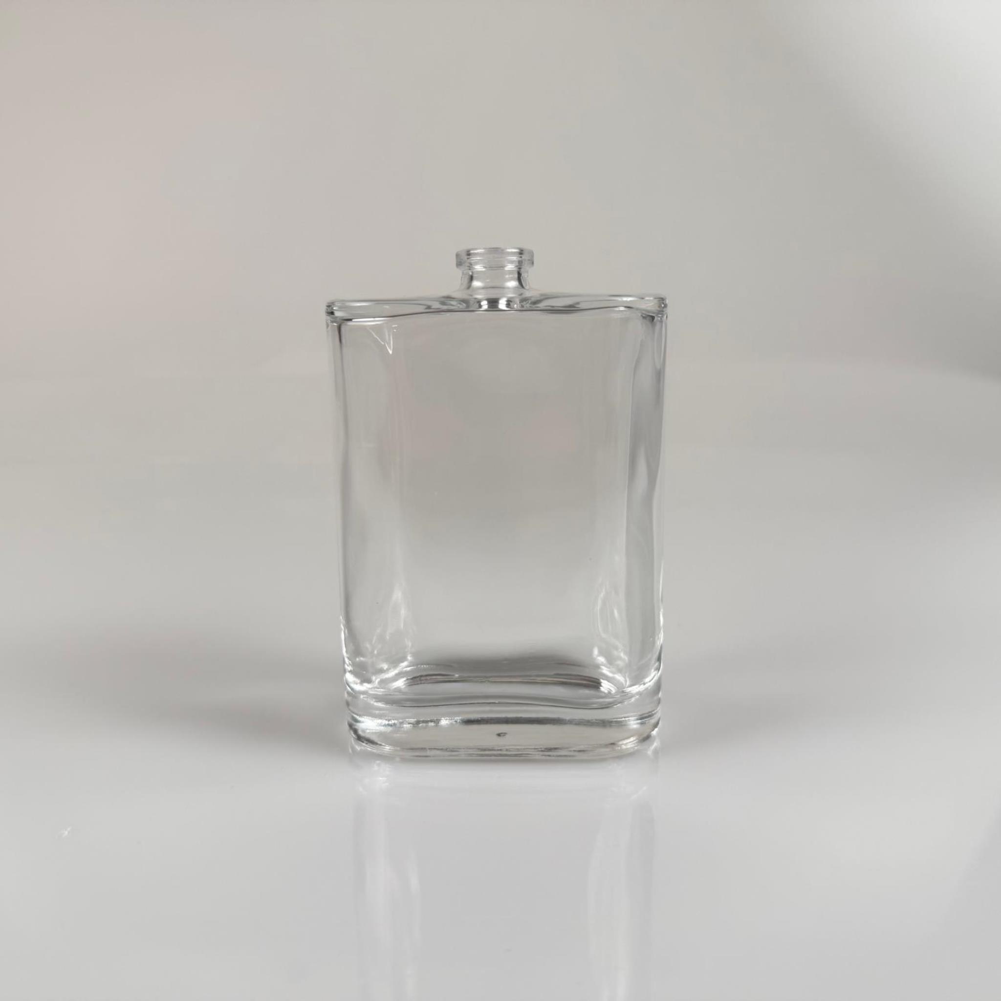 100 ML YASSI MODEL CEO PARFÜM ŞİŞESİ - KAPAKSIZ (AĞIZ 15 MM GEÇME KOLAY KAPAMA)