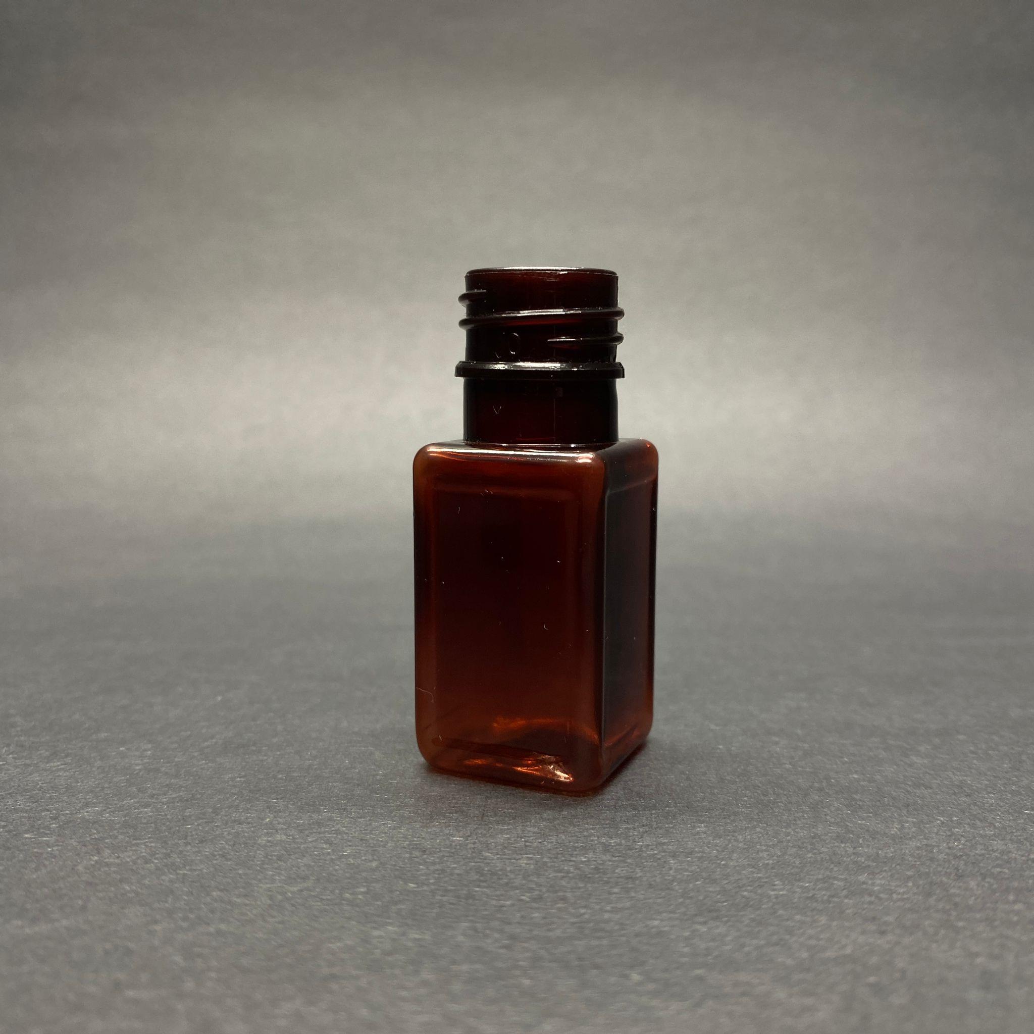 10 CC KARE PET SHOT ŞİŞE - 18 AĞIZ KAPAKSIZ - 10 ML PLASTİK ŞİŞE - AMBER