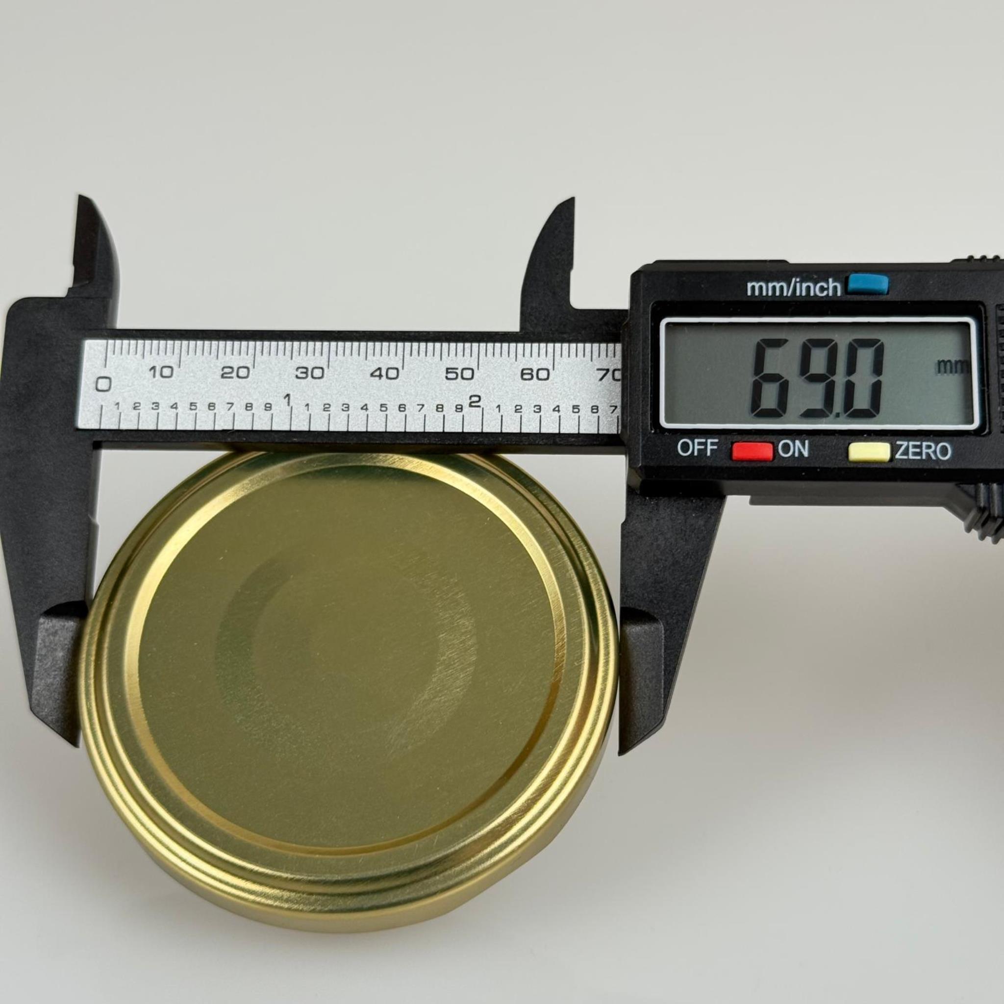66 MM TWİST-OFF GOLD DÜĞMELİ KOYU (MC066RSB469) - RP60 SİLGAN - EMNİYET DÜĞMELİ - TİKTAK KAPAK - BUTONLU KAPAK