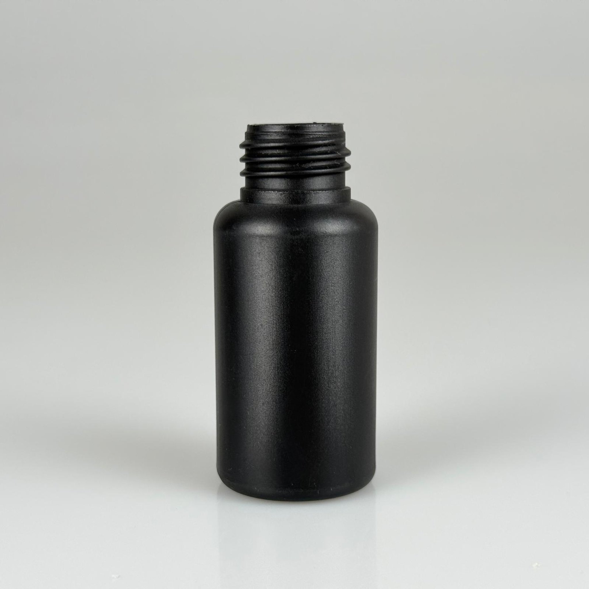 50 CC SİYAH POLİETİLEN PLASTİK ŞİŞE - 24 AĞIZ KAPAKSIZ - 50 ML PLASTİK ŞİŞE