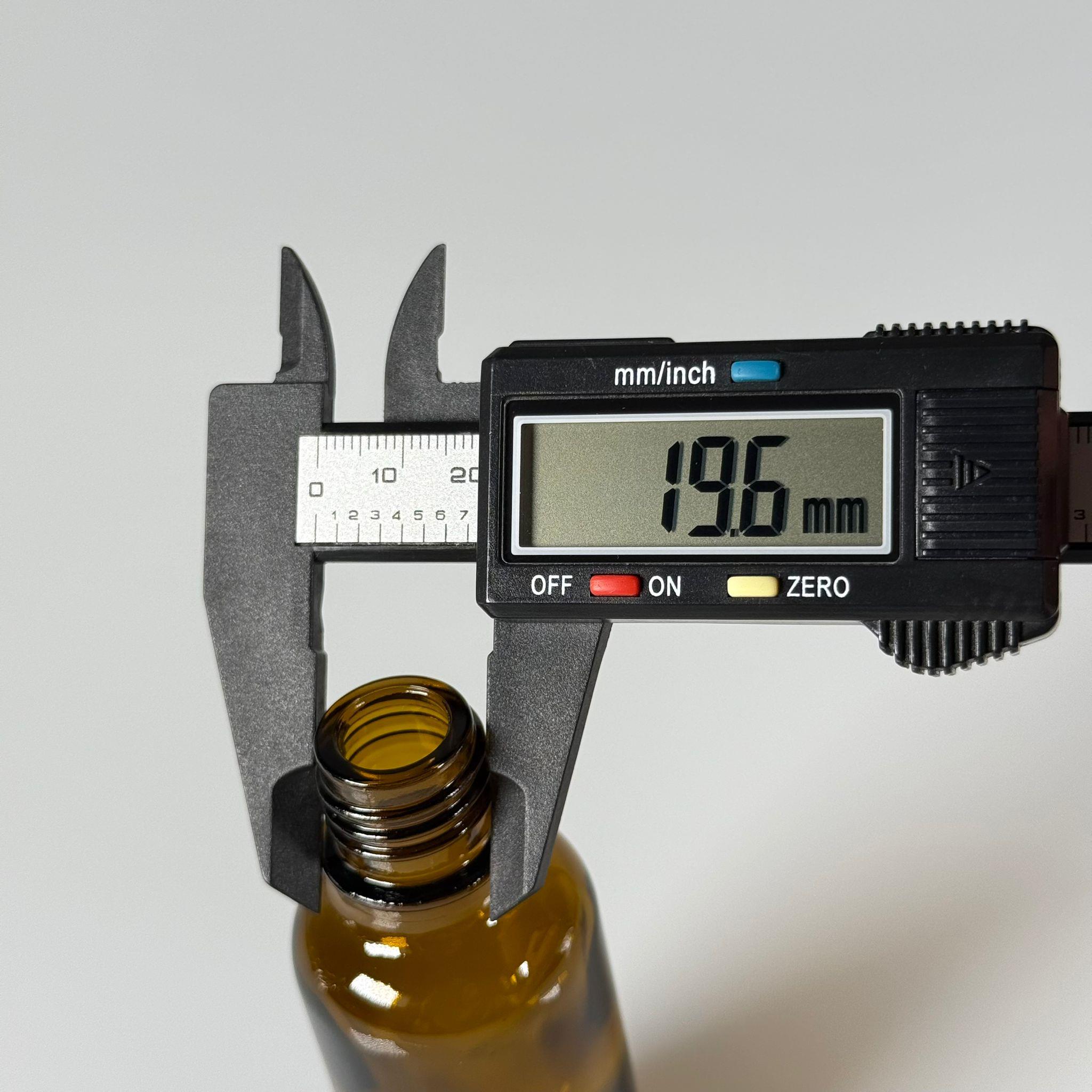 50 CC AMBER CAM ŞİŞE KAPAKSIZ (20 AĞIZ) - 50 ML CAM ŞİŞE - KAHVERENGİ