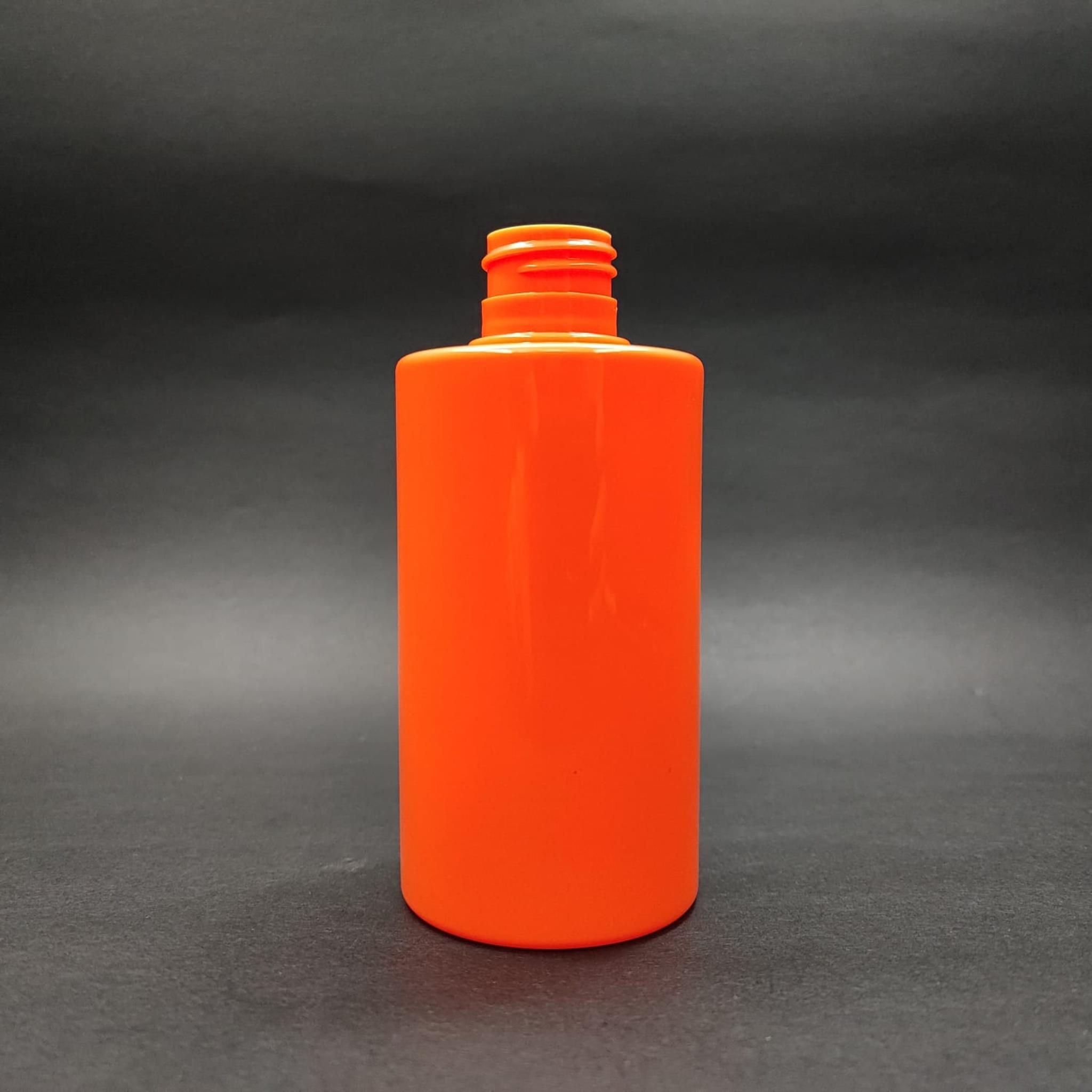 200 CC KÜT BOYUNLU SİLİNDİR PET ŞİŞE (24 GR) - KAPAKSIZ 24 AĞIZ - 200 ML PLASTİK ŞİŞE - TURUNCU