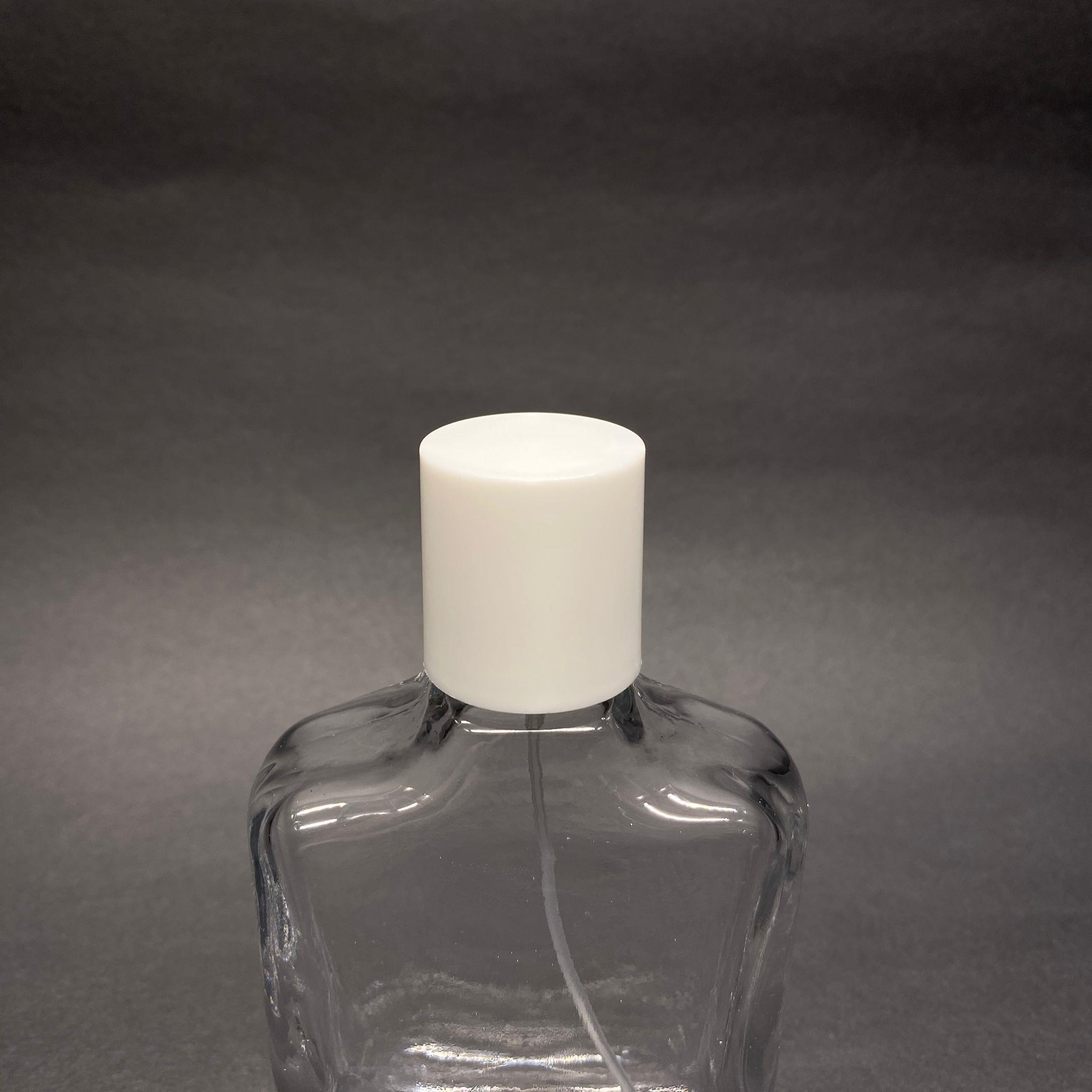 100 ML YASSI MODEL ZEUS PARFÜM ŞİŞESİ - SİYAH METAL SPREYLİ + BEYAZ KAPAKLI (AĞIZ 15 MM GEÇME KOLAY KAPAMA) !!DEFOLU ŞİŞE ÇIKABİLİR, FİYAT UYGUN TUTULMUŞTUR!!