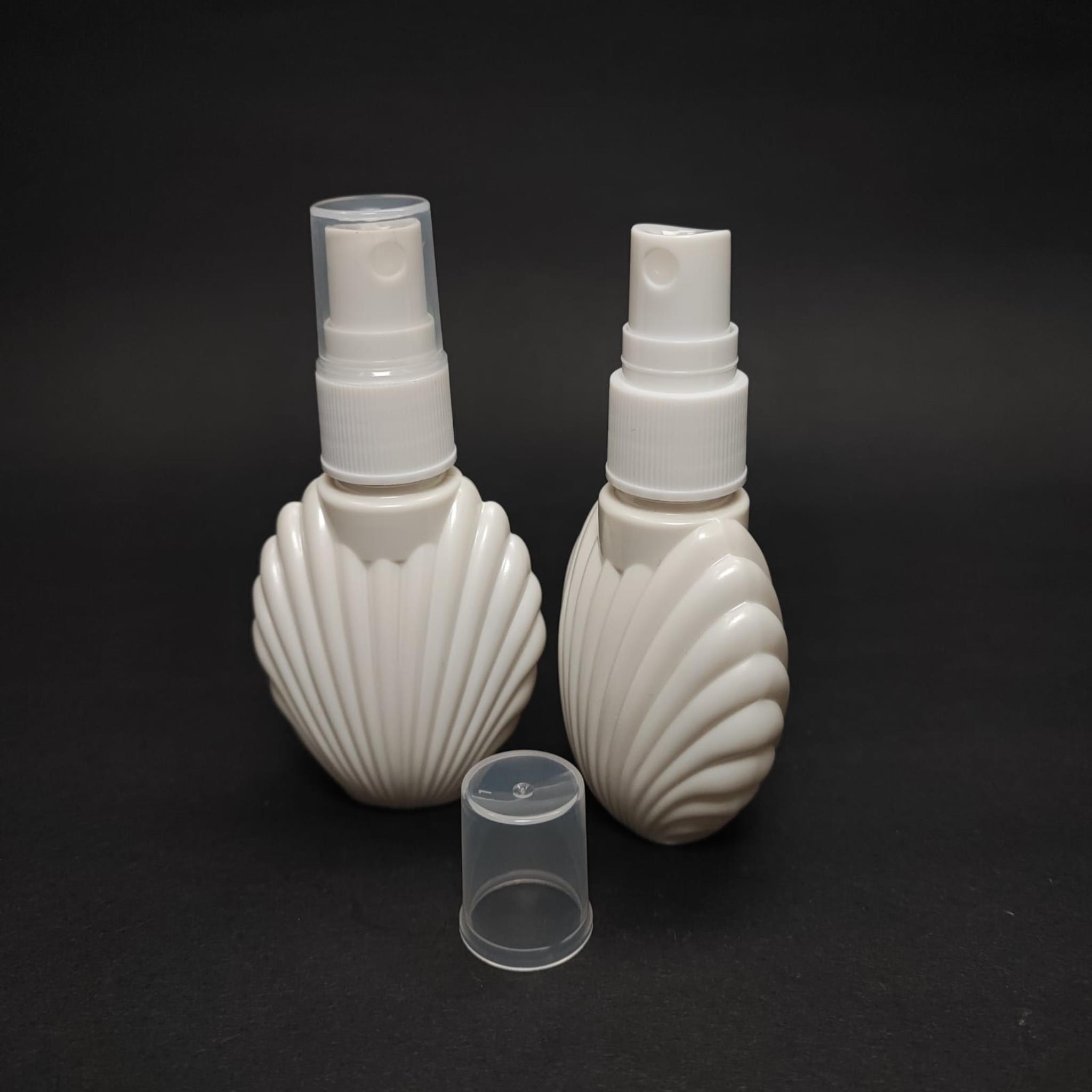 40 CC BEYAZ İSTİRİDYE CAMPET ŞİŞE - BEYAZ SPREYLİ TAKIM - 40 ML SPREYLİ KOLONYA ŞİŞESİ
