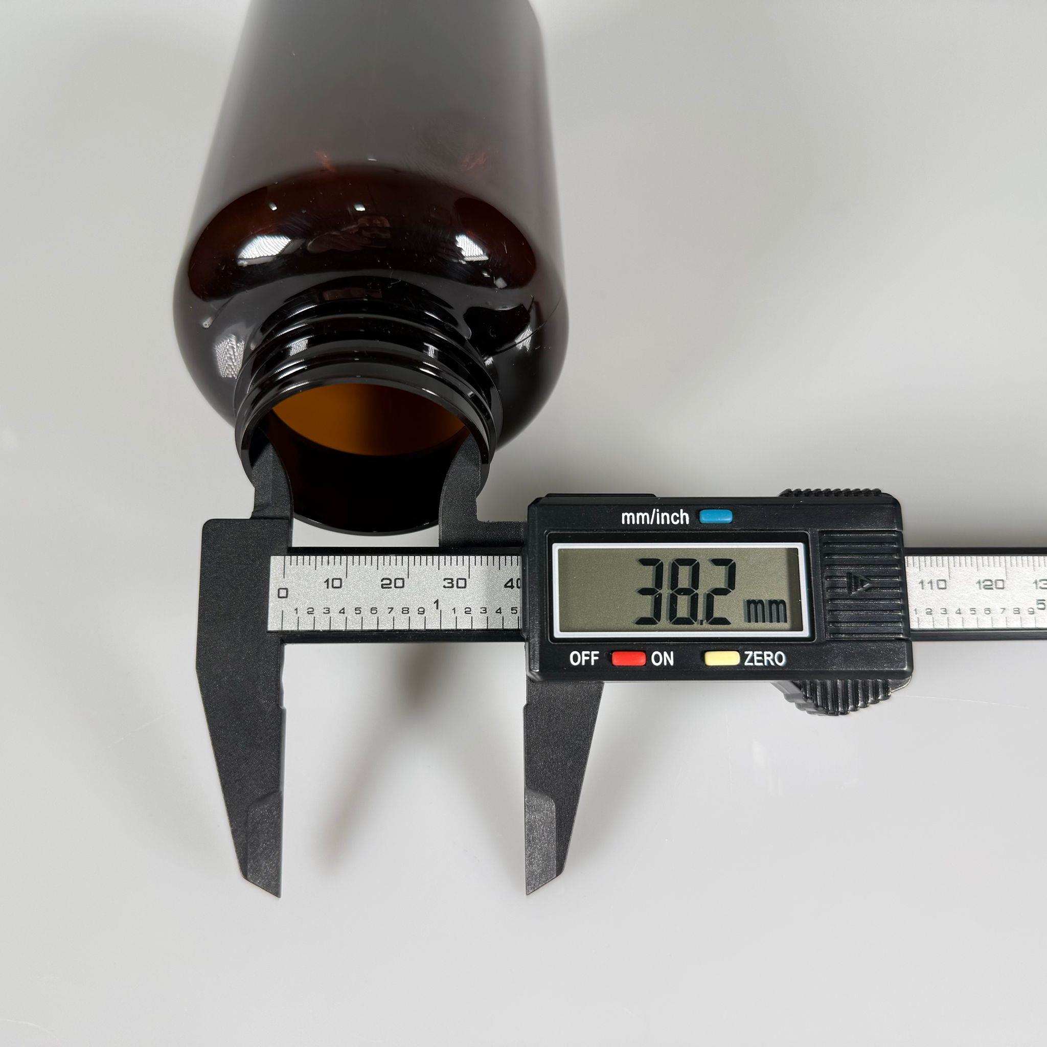 400 CC AMBER PET TABLET ŞİŞESİ - 45 AĞIZ KAPAKSIZ - 400 ML KAPSÜL KUTUSU - İLAÇ ŞİŞESİ - MEDİKAL HAP ŞİŞESİ - FARMASÖTİK KAVANOZ