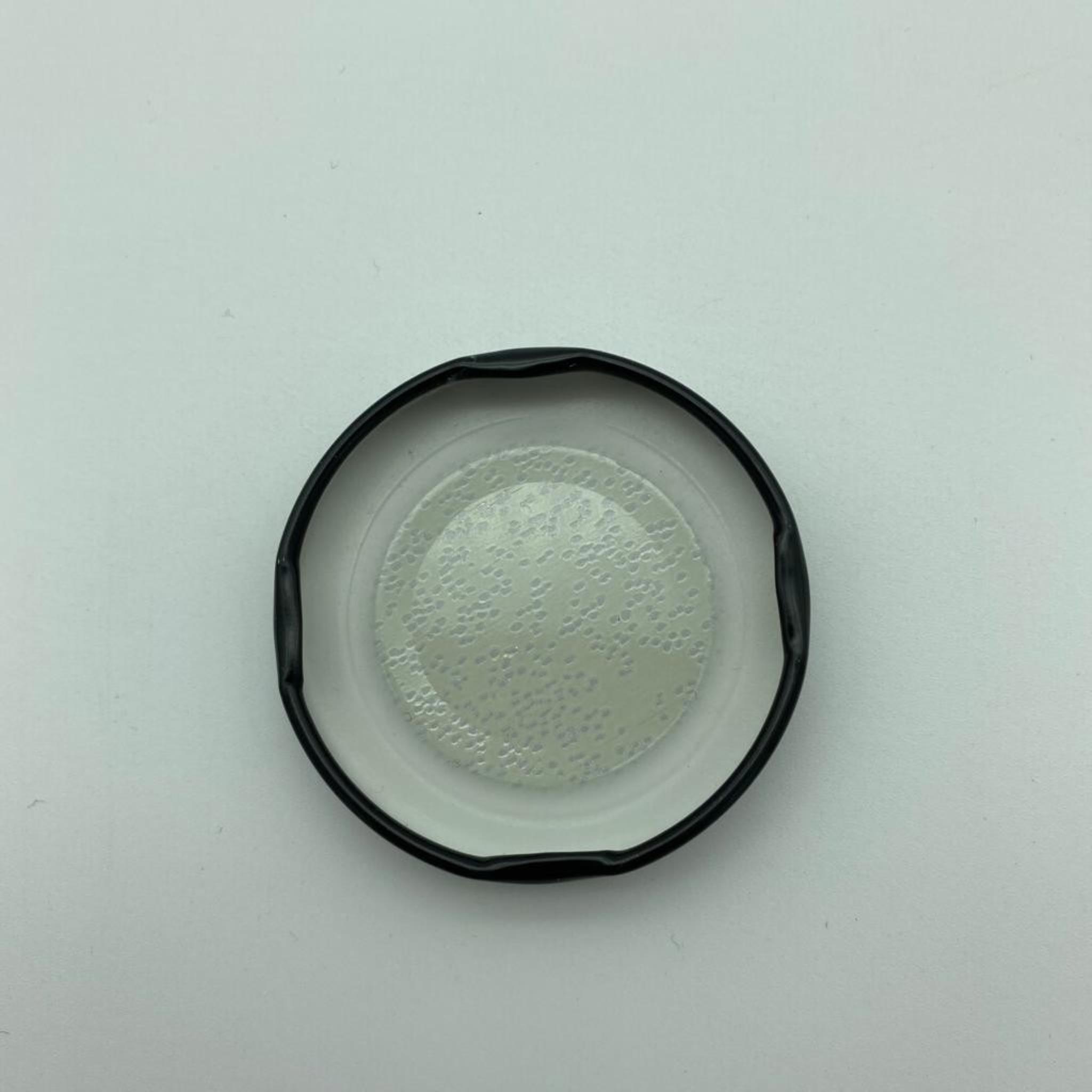 43 MM TWİST-OFF SİYAH METAL KAPAK
