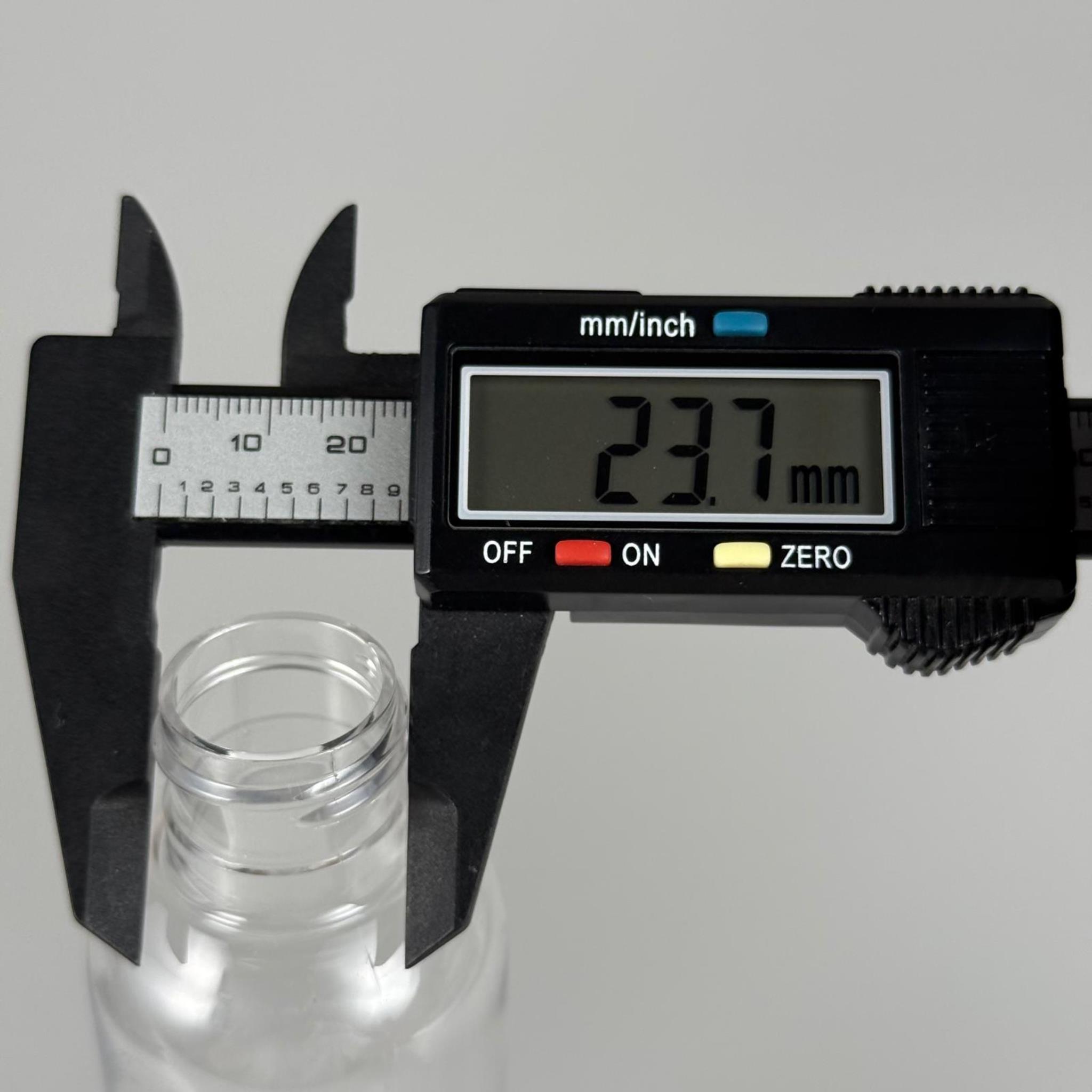 150 CC ŞEFFAF SİLİNDİR OVAL BOYUNLU PET ŞİŞE KAPAKSIZ (24 AĞIZ) - 150 ML PET ŞİŞE