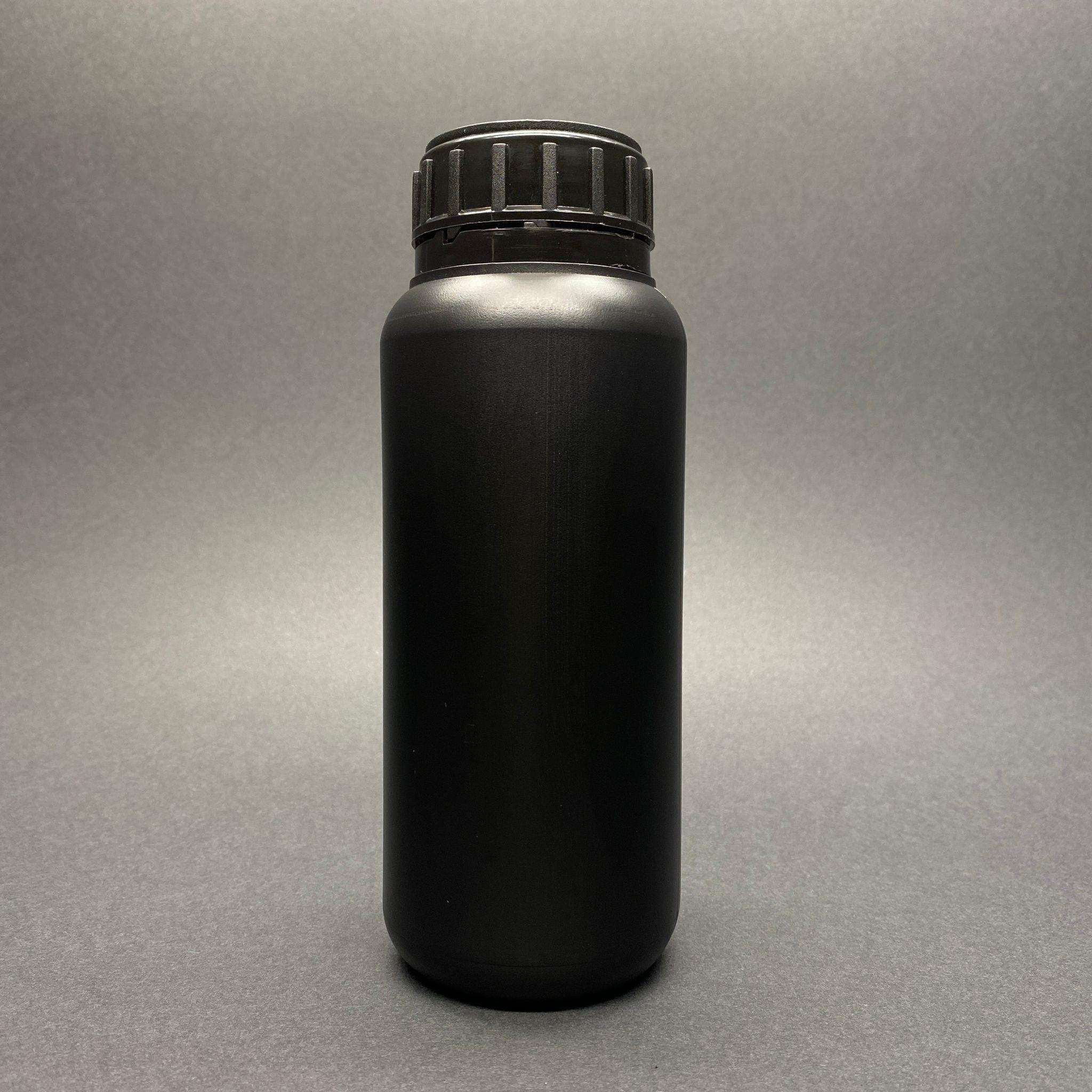500 CC TARIM ŞİŞESİ - SİYAH - KÖPÜK CONTALI SİYAH VENTİLLİ KAPAKLI  500 ML GENİŞ AĞIZLI KALIN POLİETİEN ŞİŞE - ZİRAİ İLAÇ ŞİŞESİ
