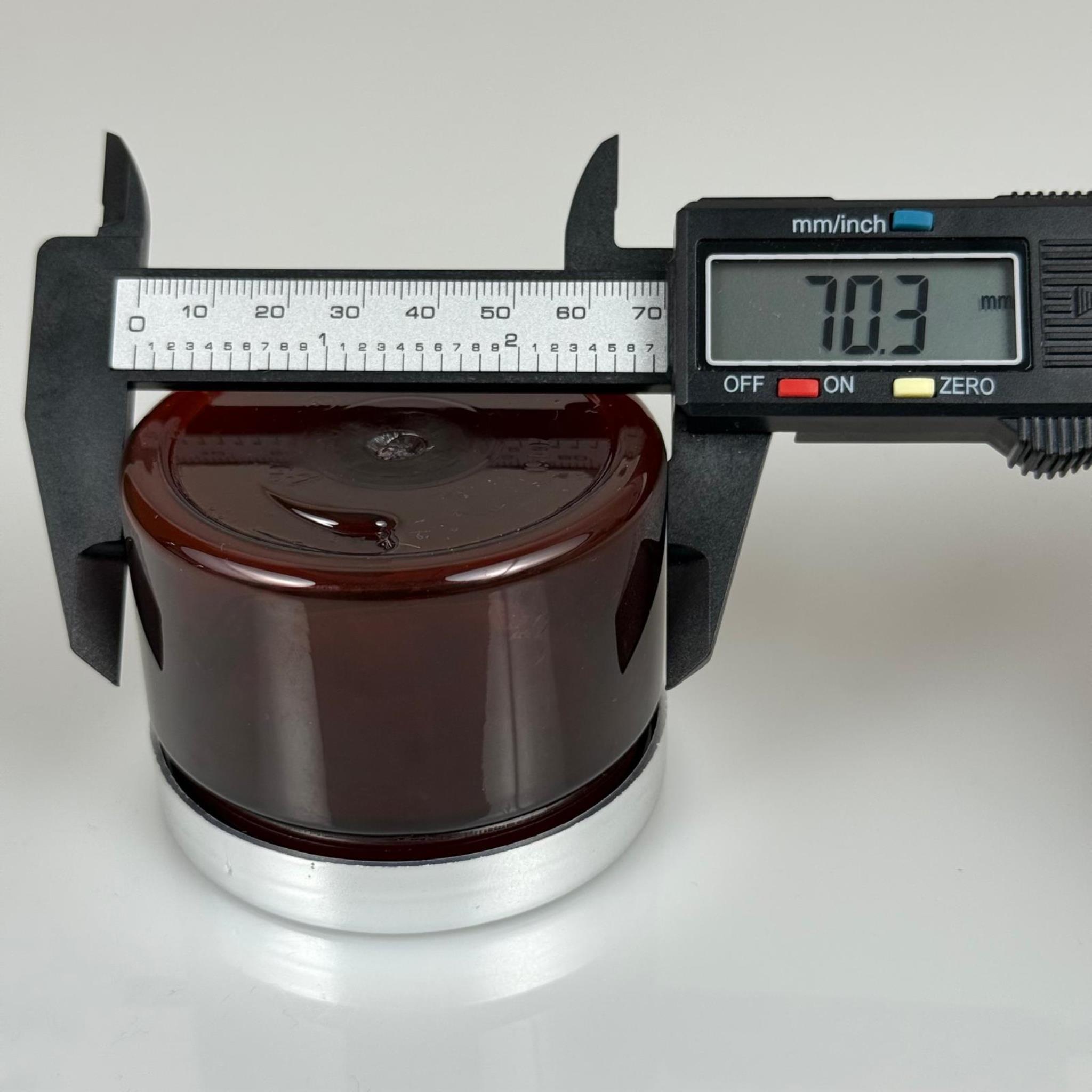 150 ML SERT PET KAVANOZ + GÜMÜŞ KAPLAMALI PLASTİK KAPAK + İÇ TIPA - 150 CC KALIN AMBER PLASTİK KAVANOZ GÜMÜŞ KAPLAMALI PLASTİK KAPAKLI İÇ TIPALI TAKIM - KREM KAVANOZLARI