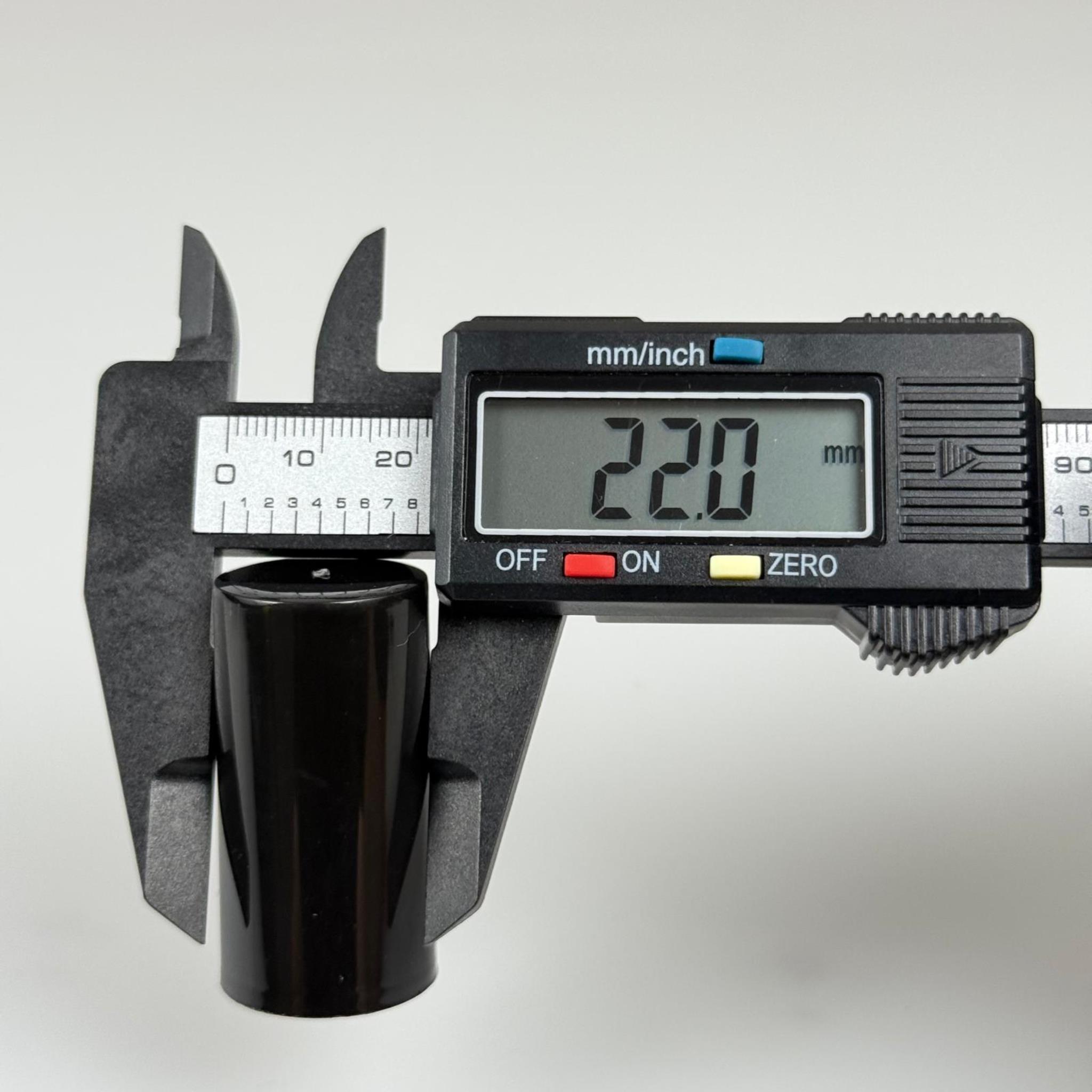20 MM PARFÜM ŞİŞE KAPAĞI - PLASTİK - PARFÜM KAPAK - SİYAH