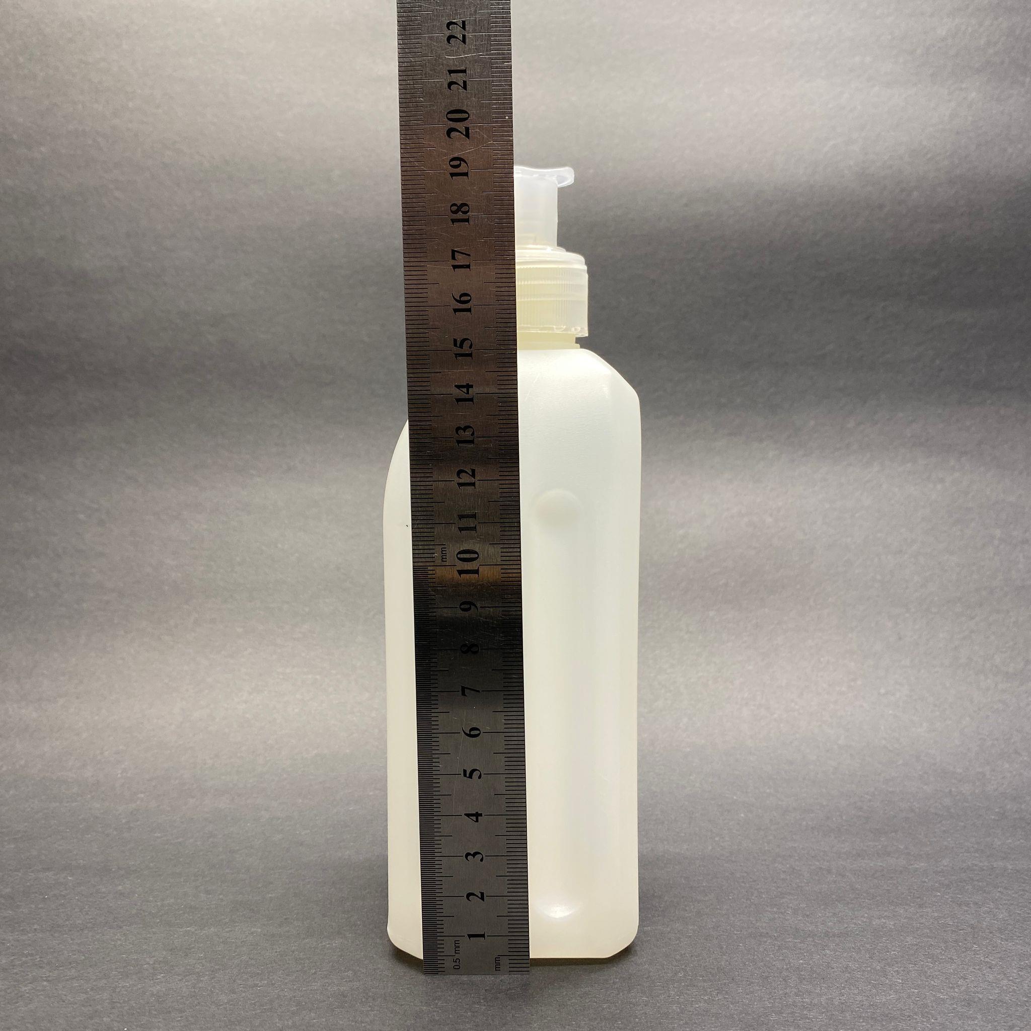 500 CC POLİETİLEN DEZENFEKTAN ŞİŞESİ - ŞEFFAF SIVI SABUN POMPALI  - 500 ML PLASTİK DEZENFEKTAN ŞİŞESİ