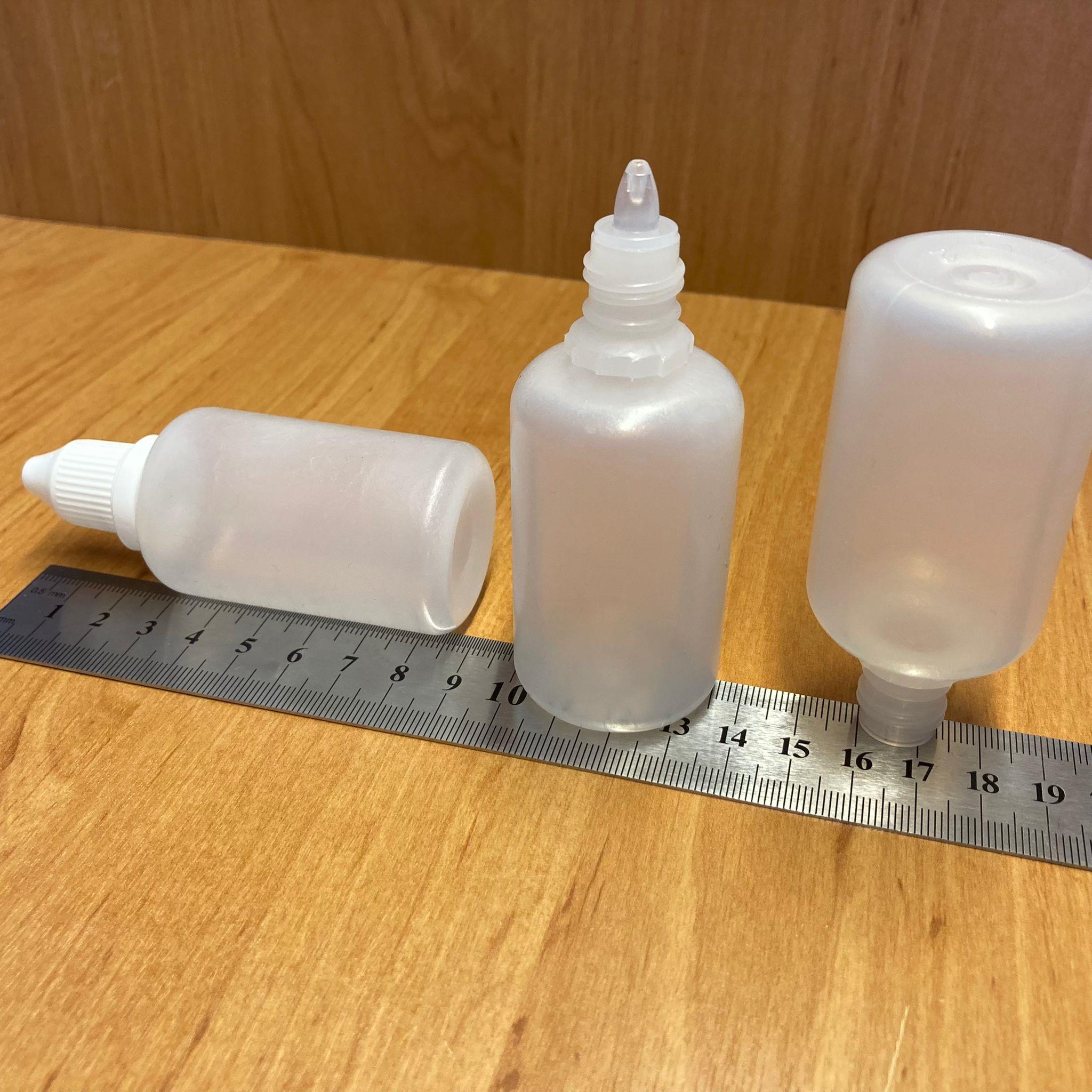 50 CC GÖZ DAMLASI ŞİŞESİ NATÜREL RENK (YARI SAYDAM) - AKITICILI - KİLİTLİ KAPAKLI - 50 ML DAMLALIKLI PLASTİK ŞİŞE - KOZMETİK AMBALAJ - DAMLALIKLI BOŞ ŞİŞE