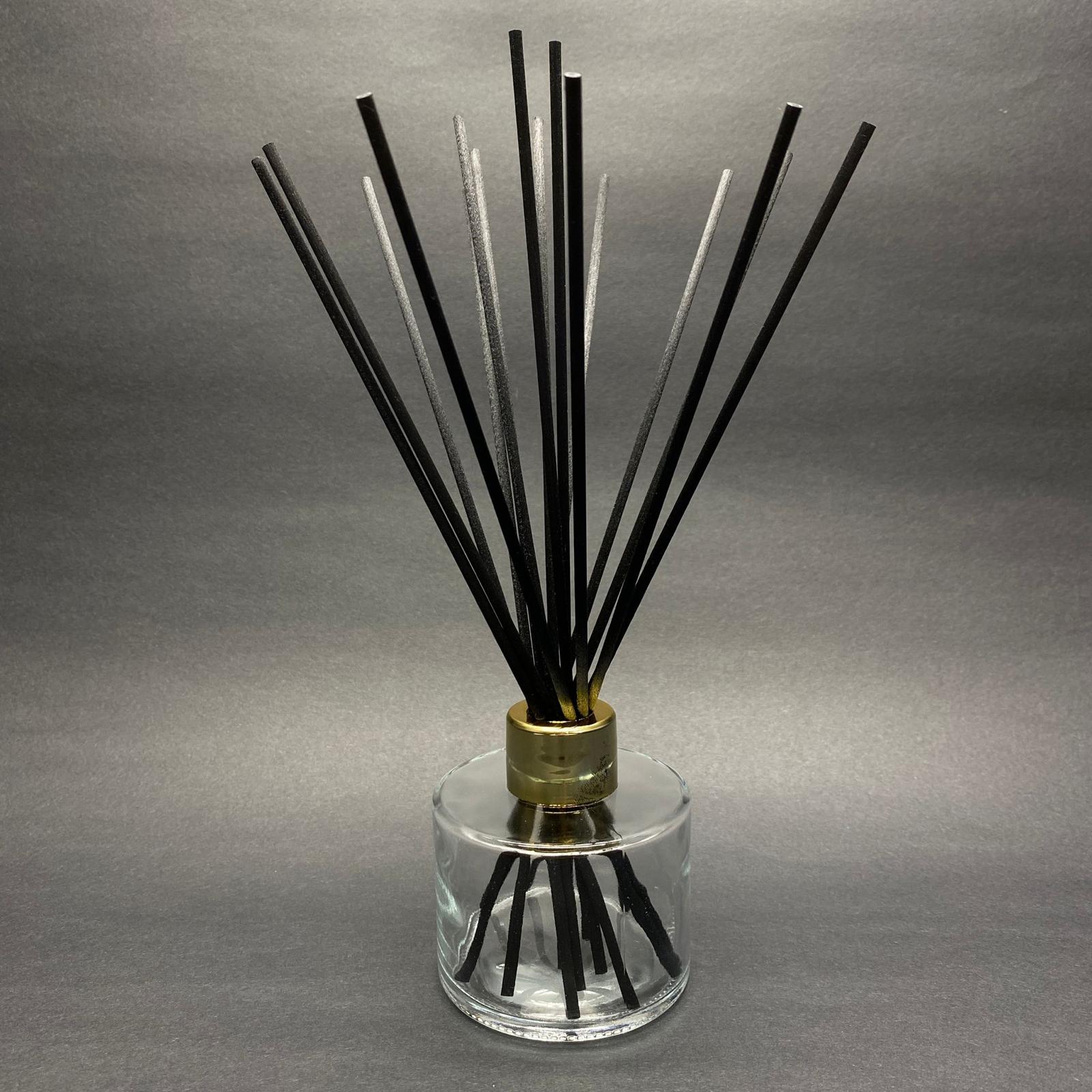BAMBU KOKU ŞİŞESİ İÇİN SİYAH FİBER BAMBU ÇUBUK 24 CM (1 ADET) DİFÜZÖR  ÇUBUĞU - ODA PARFÜMÜ İÇİN AHŞAP ÇUBUK