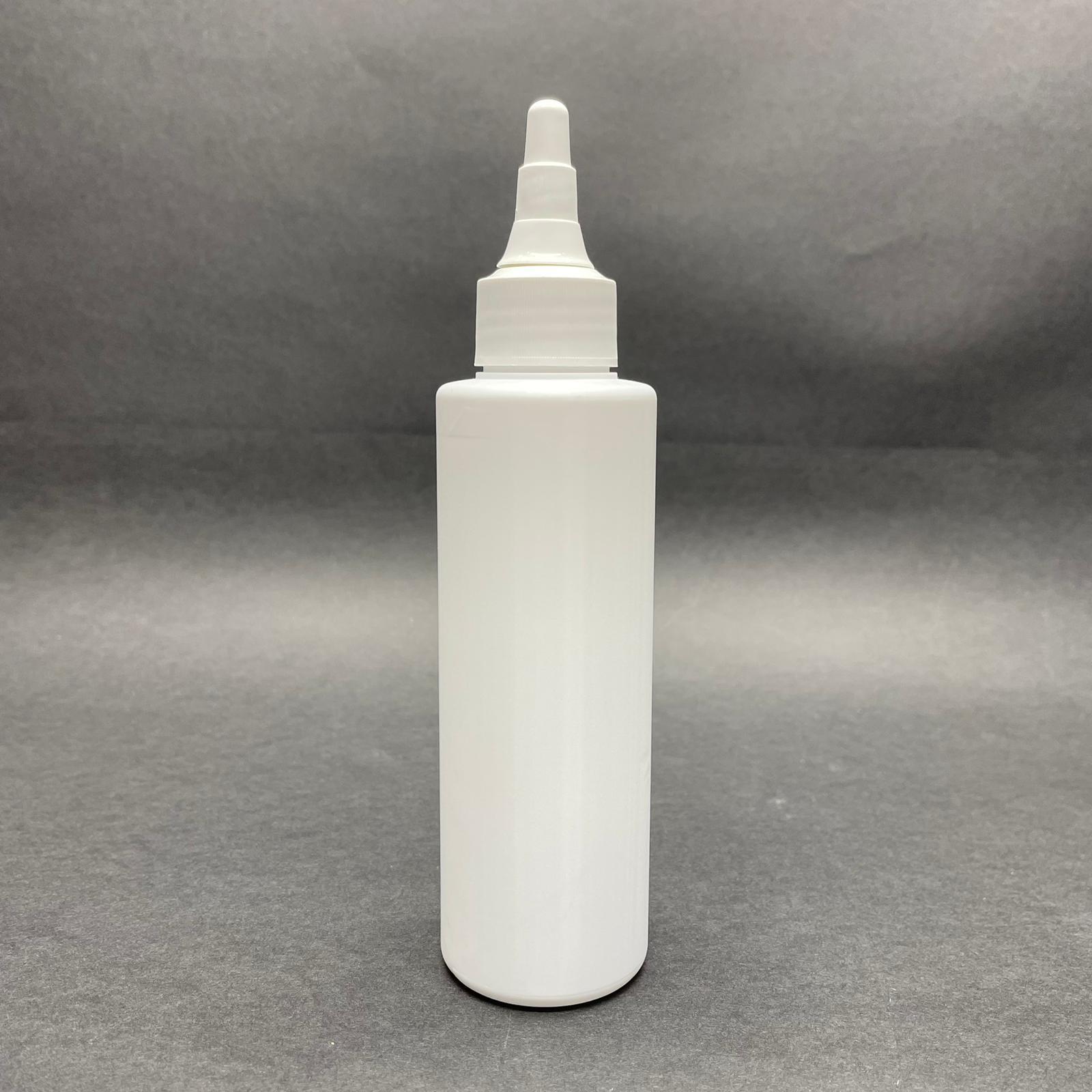 150 CC MAT BEYAZ SERT POLİETİLEN ŞİŞE - BEYAZ AKITICILI ASANSÖR KAPAKLI - 150 ML BEYAZ PLASTİK ŞİŞE