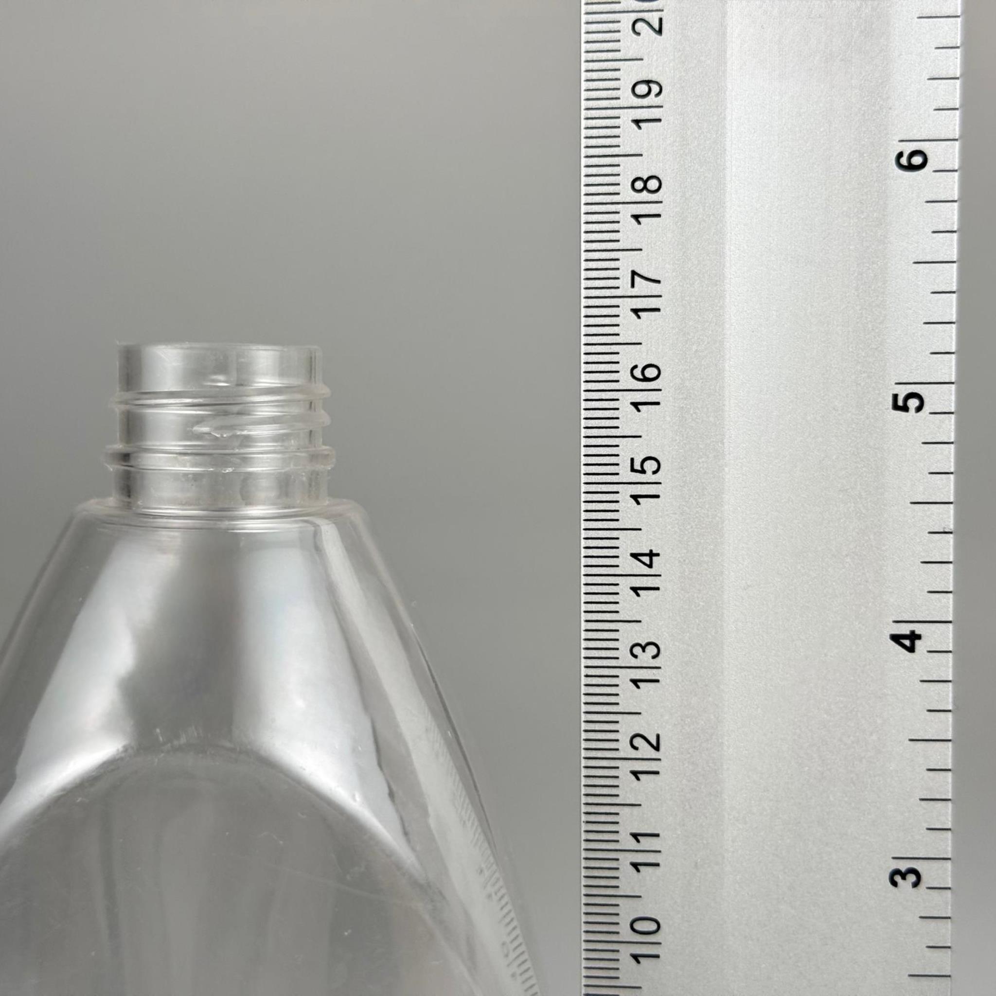 400 CC YASSI PET SIVI SABUN ŞİŞESİ AĞIZ ÇAPI: 24 MM