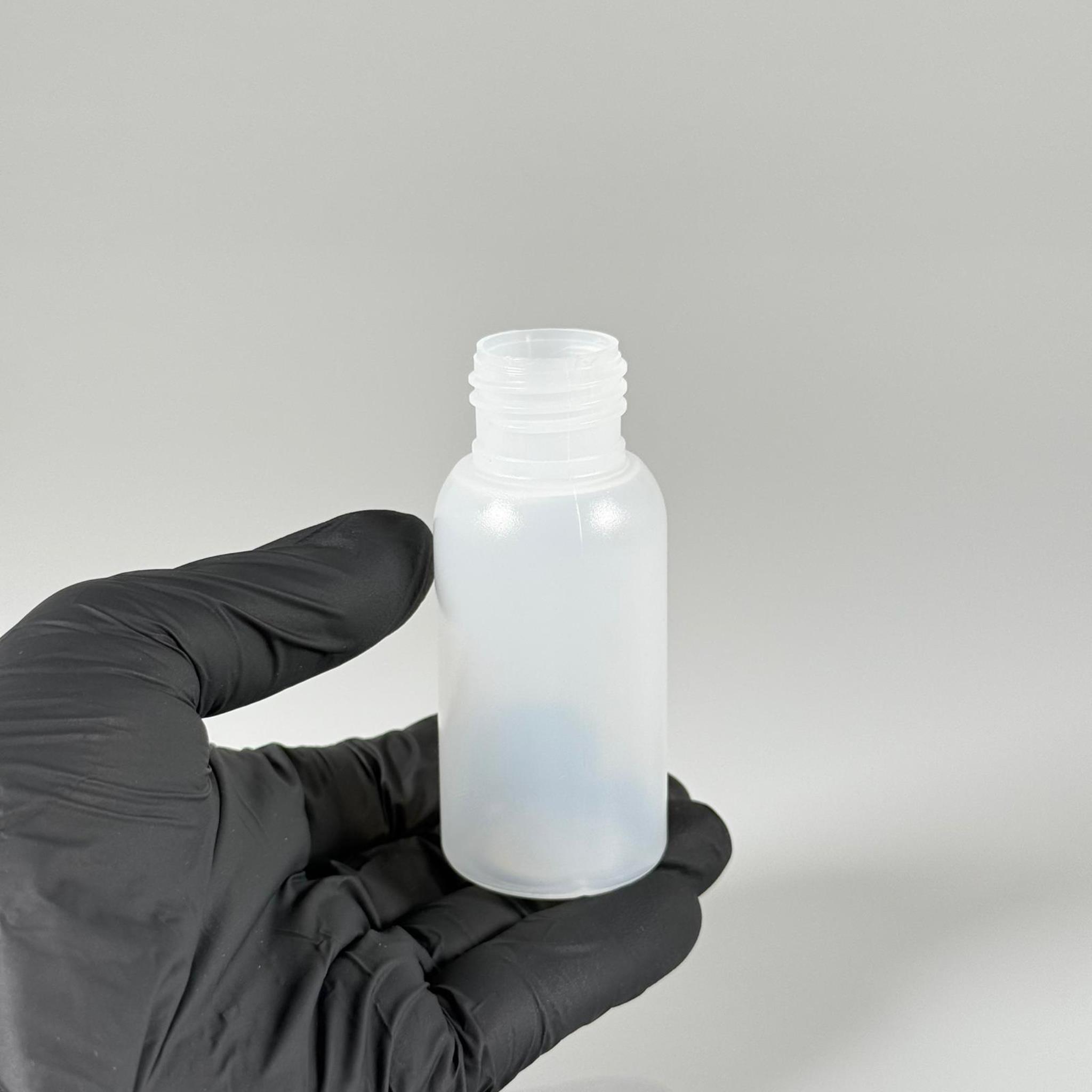 50 ML SIKILABİLİR YUMUŞAK POLİETİLEN PE PLASTİK ŞİŞE - 24 AĞIZ KAPAKSIZ - 50 cc sos, yağ, kartuş, mürekkep vb için boş şişeler