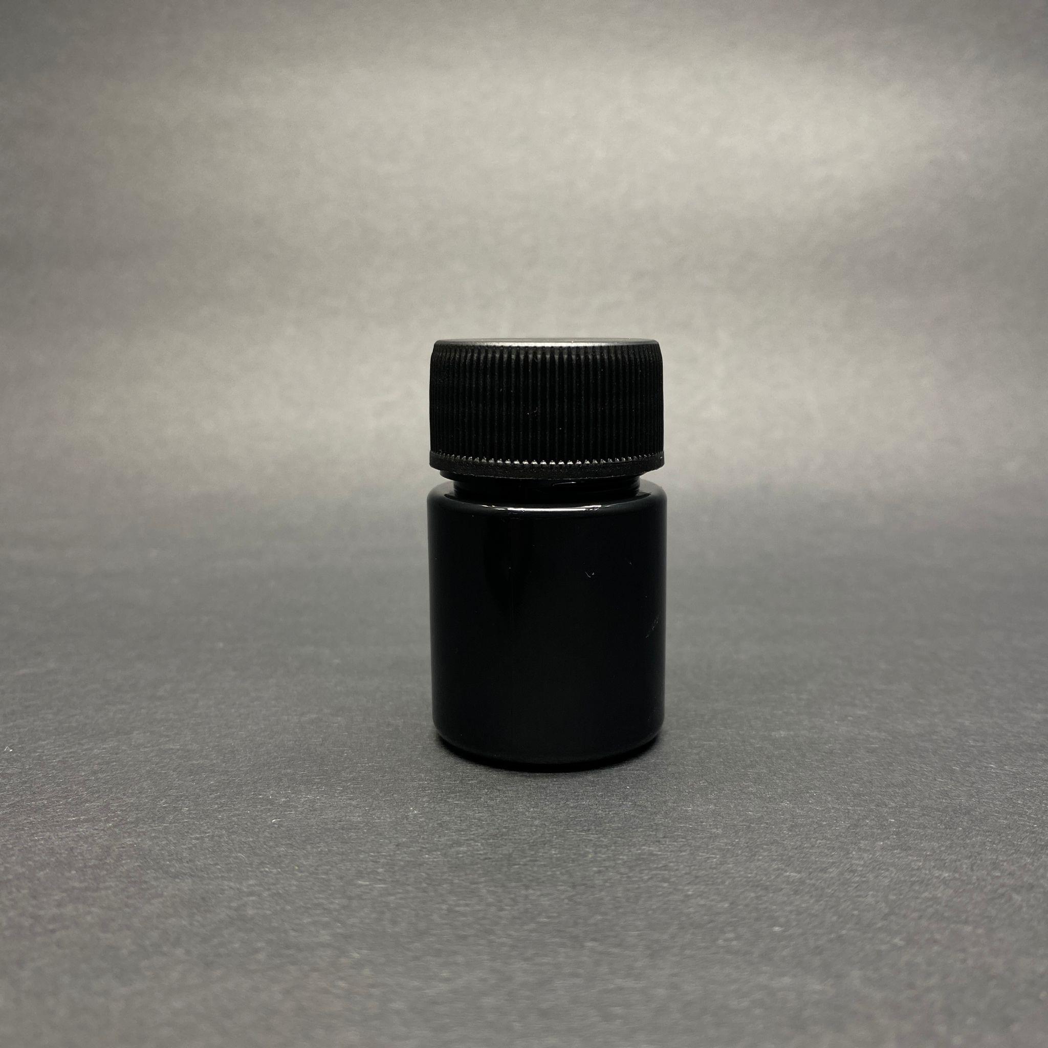 15 CC SİYAH PET KAVANOZ - SİYAH KAPAKLI - 15 ML GENİŞ AĞIZLI PET ŞİŞE - MİNİK NUMUNE KAVANOZU - UFAK PLASTİK KAVANOZ