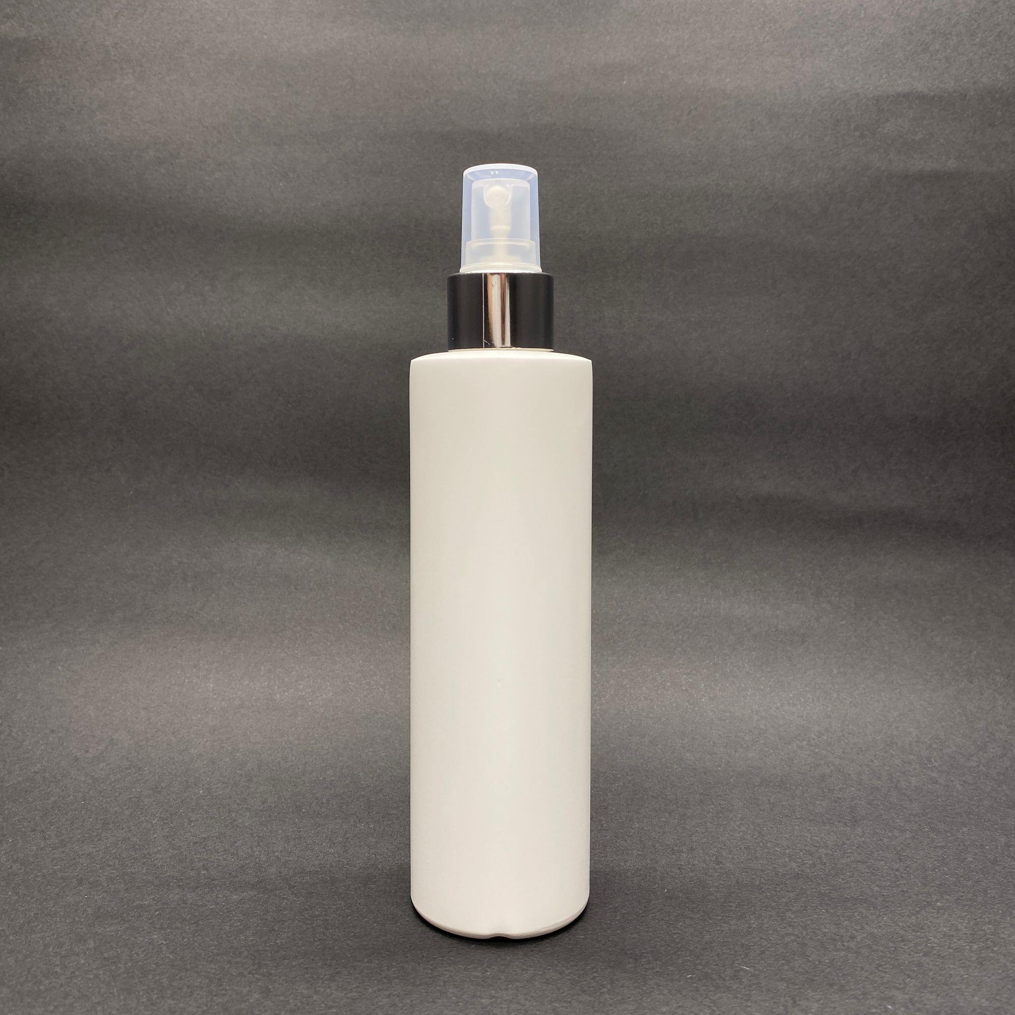250 CC BEYAZ POLİETİLEN ŞİŞE - GÜMÜŞ SPREYLİ - 250 ML SPREYLİ PLASTİK ŞİŞE