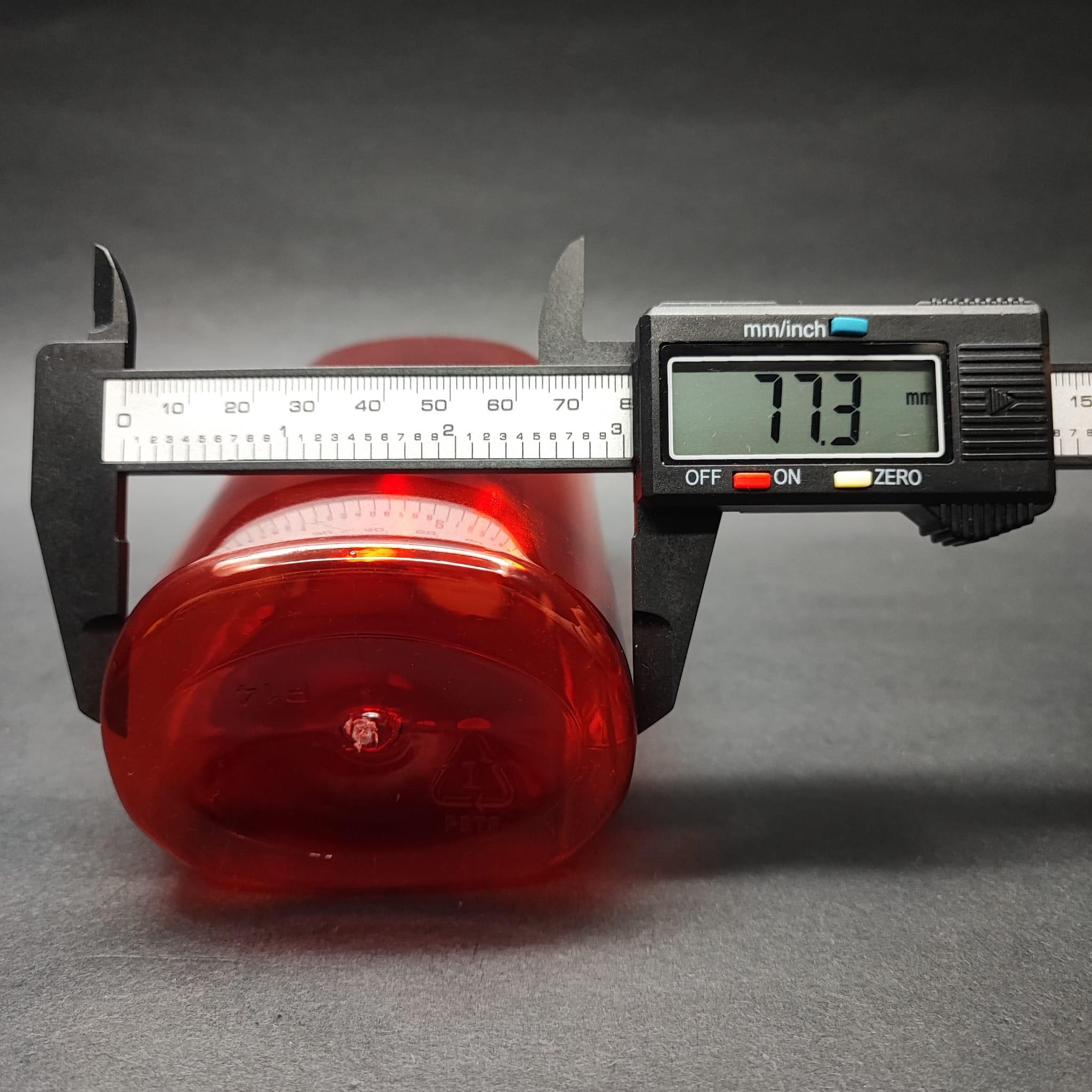 400 CC ÖLÇEKLİ PET ŞİŞE - 28 AĞIZ - 400 ML VE OZ ÖLÇÜLÜ KIRMIZI PET ŞİŞE