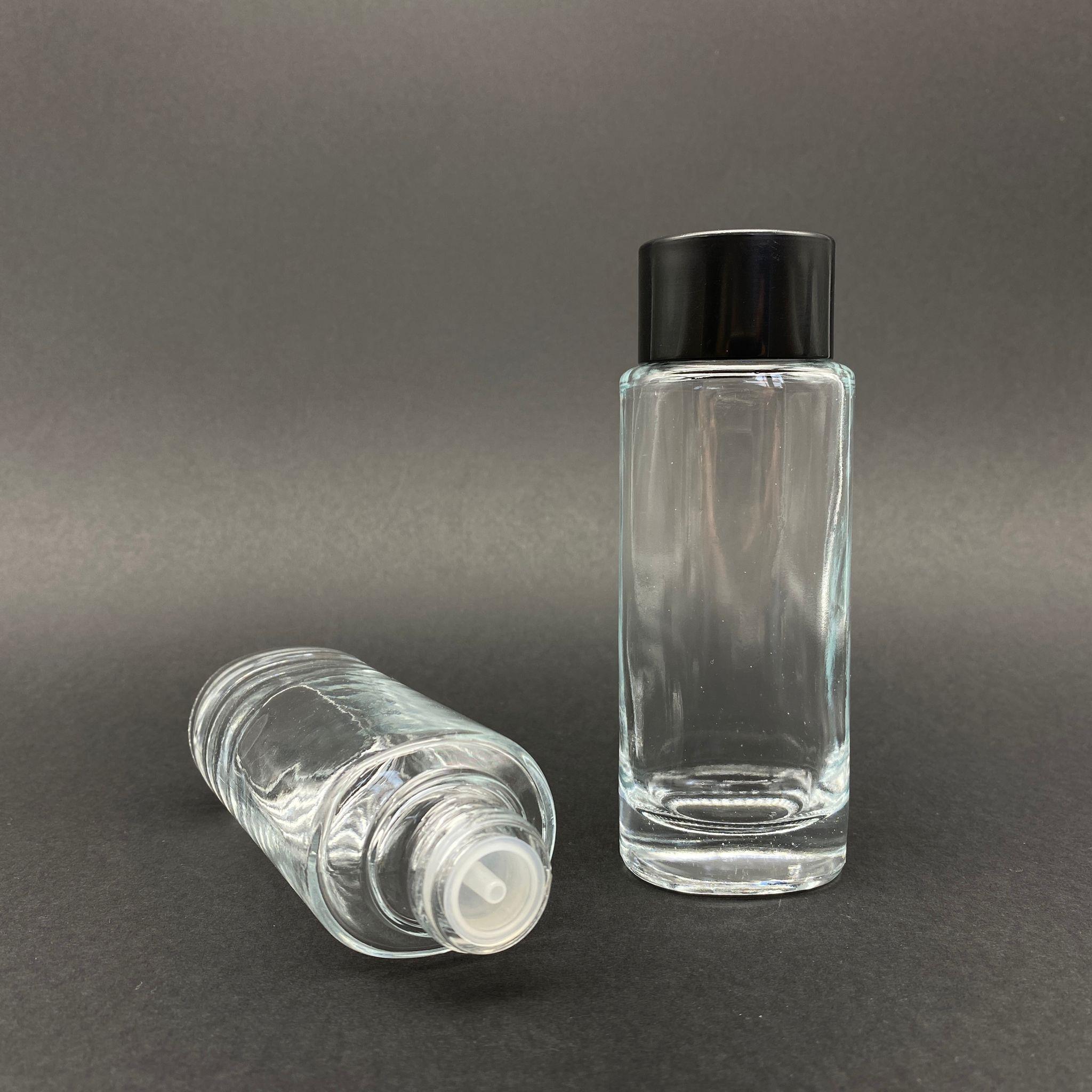 100 CC REBUL ŞİŞE - SİYAH KOLONYA KAPAKLI - KOLONYA TIPALI - 100 ML REBUL MODEL CAM KOLONYA ŞİŞESİ