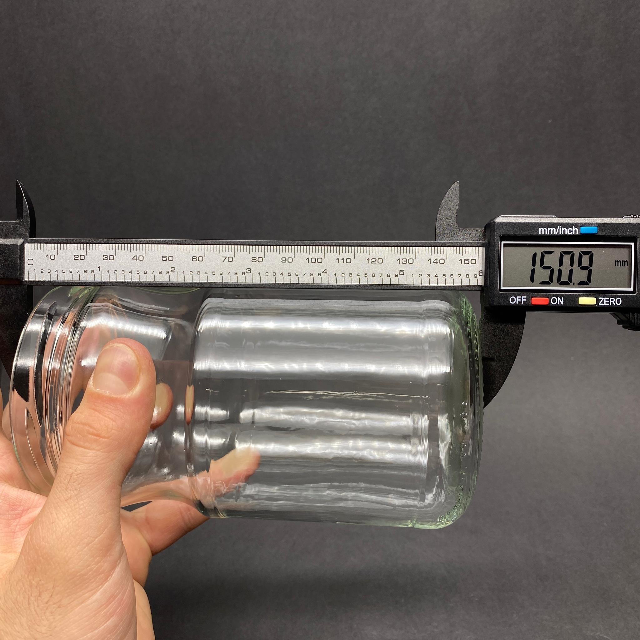 720 CC BOĞUMLU CAM KAVANOZ - KIRMIZI PUANTİYE DESENLİ METAL KAPAKLI - 720 ML CAM KAVANOZ