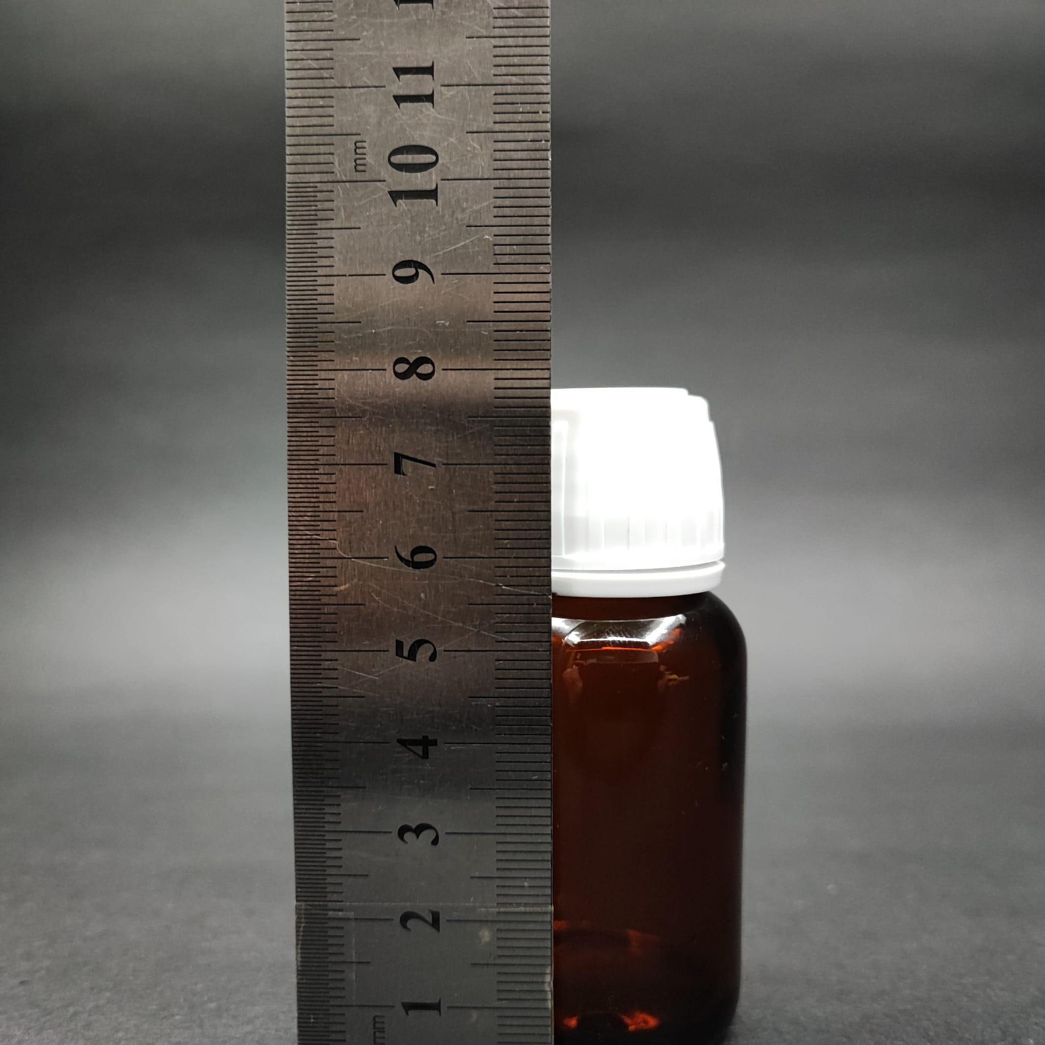 30 ML DOLUMU KOLAY, GENİŞ AĞIZLI İÇTEN DAMLALIKLI ŞİŞE (25 MM AĞIZ)  - 30 CC BEYAZ KİLİTLİ DAMLALIKLI CAM ECZA ŞİŞESİ - AMBER KAHVERENGİ