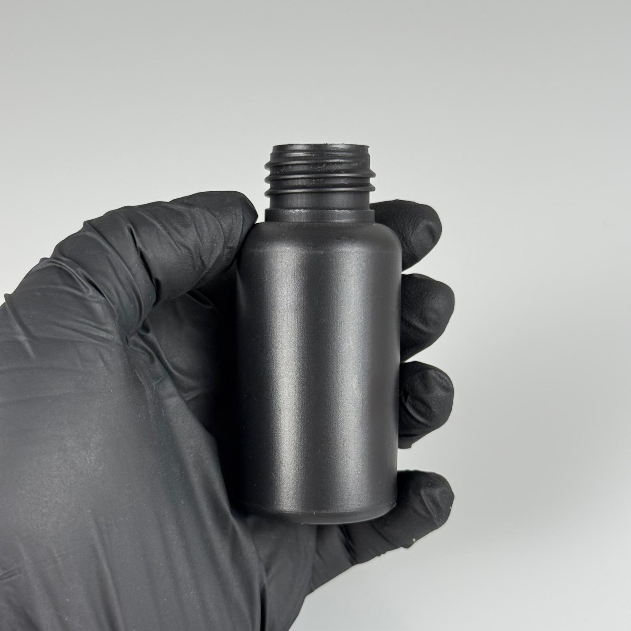 50 CC SİYAH POLİETİLEN PLASTİK ŞİŞE - 24 AĞIZ KAPAKSIZ - 50 ML PLASTİK ŞİŞE