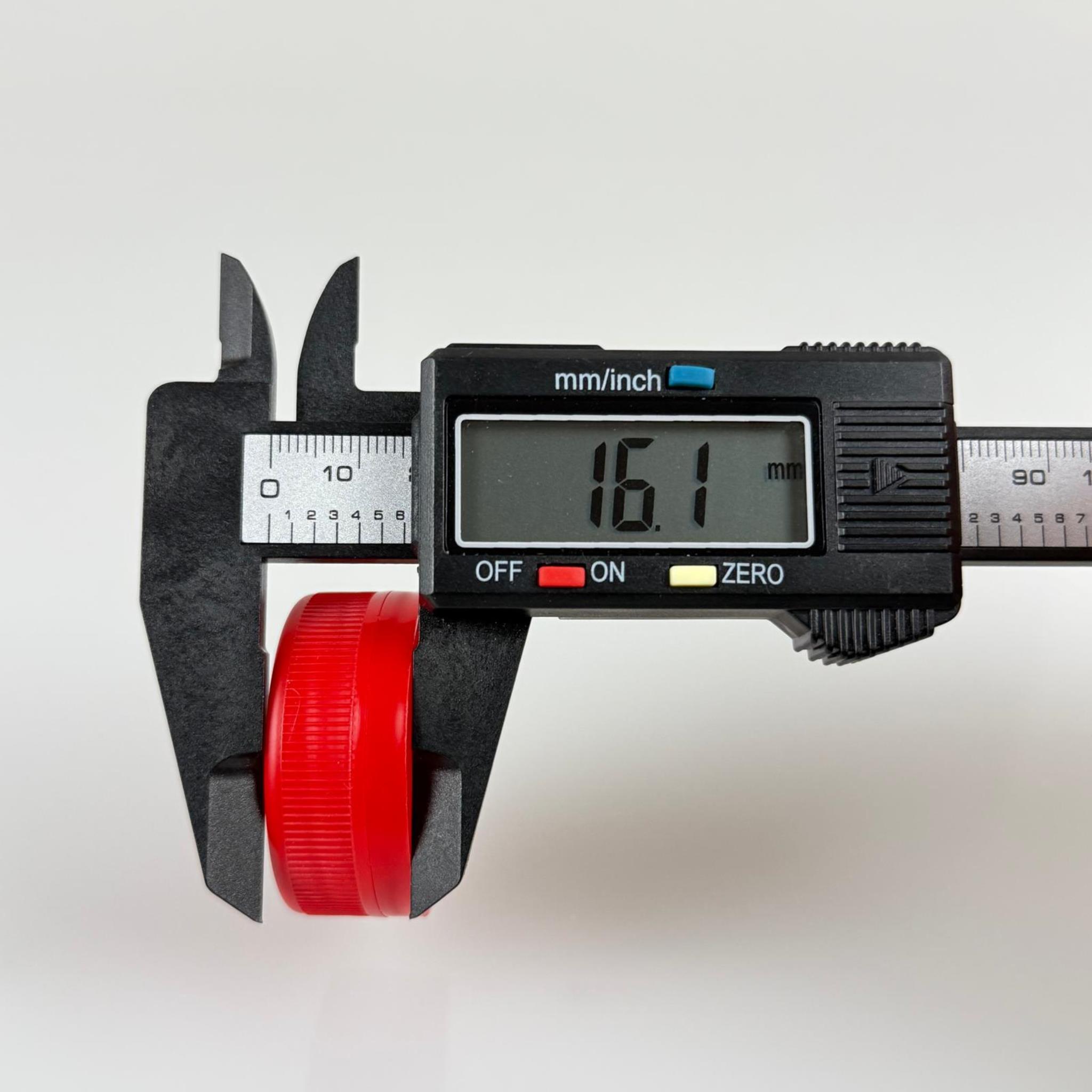 BERİCAP PLASTİK KAPAK SK 38 16-2 S2 MK  KIRMIZI 0812 (PLV) - 38 MM