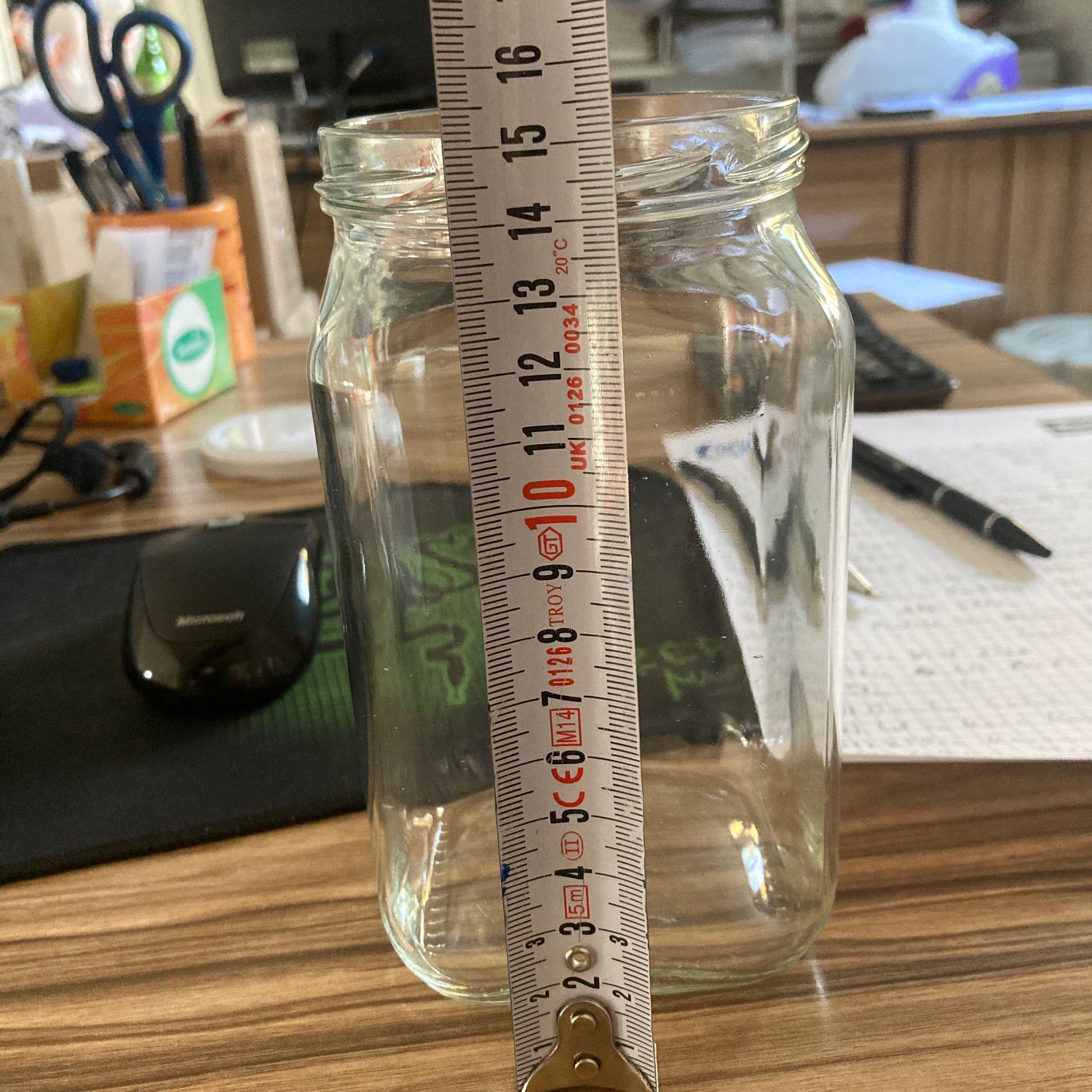 850 CC CAM KARE KAVANOZ (82 AĞIZ) - 850 ML KÖŞELİ KAVANOZ - KAPAKSIZ - ŞİŞECAM ÜRÜN KODU: 100285